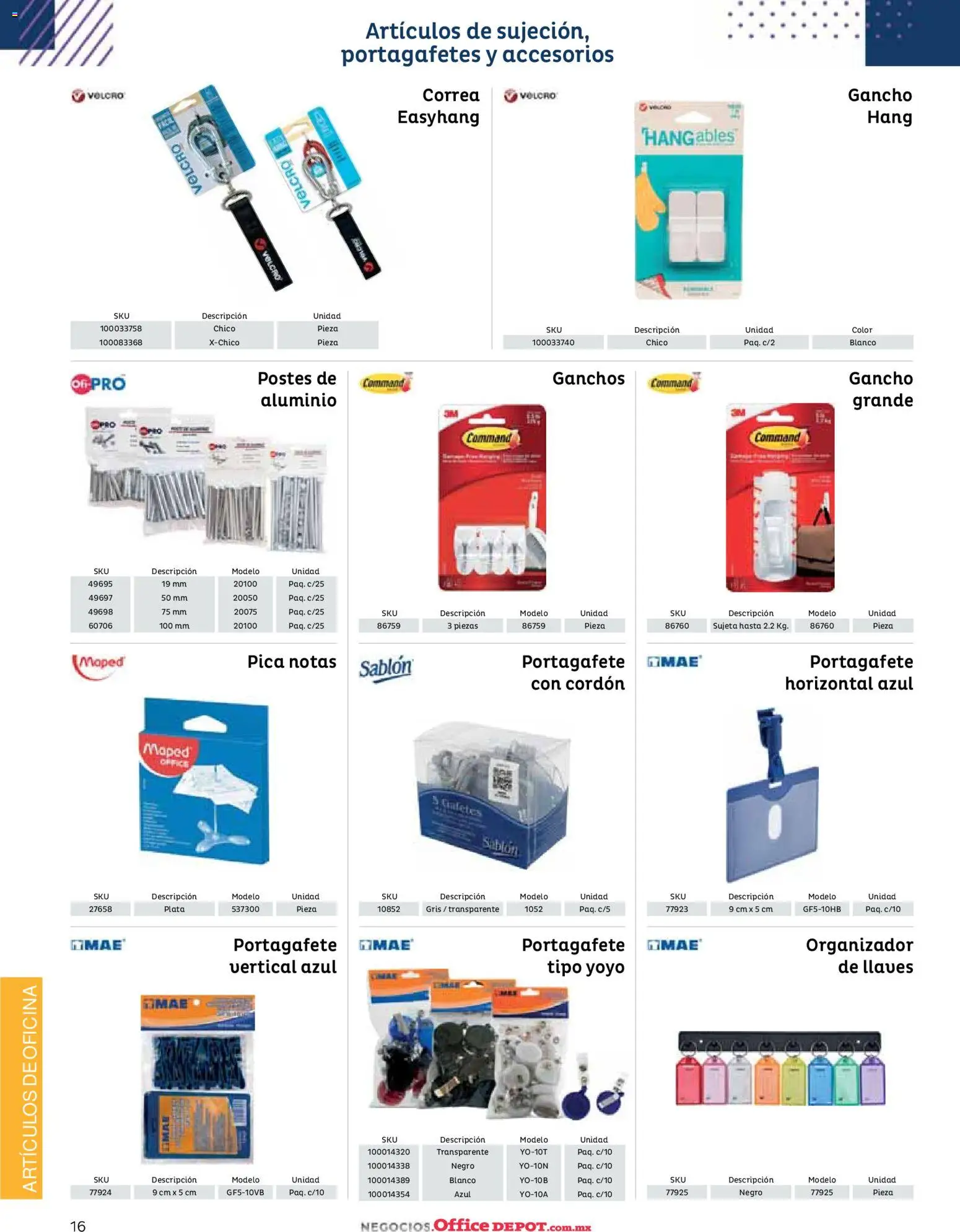 Nuevas ofertas de Office Depot válidas en toda la República Mexicana desde el 12.01.2026. ¡Encuentra las mejores ofertas en Office Depot catálogo 2026! | Página: 18 | Productos: Organizador