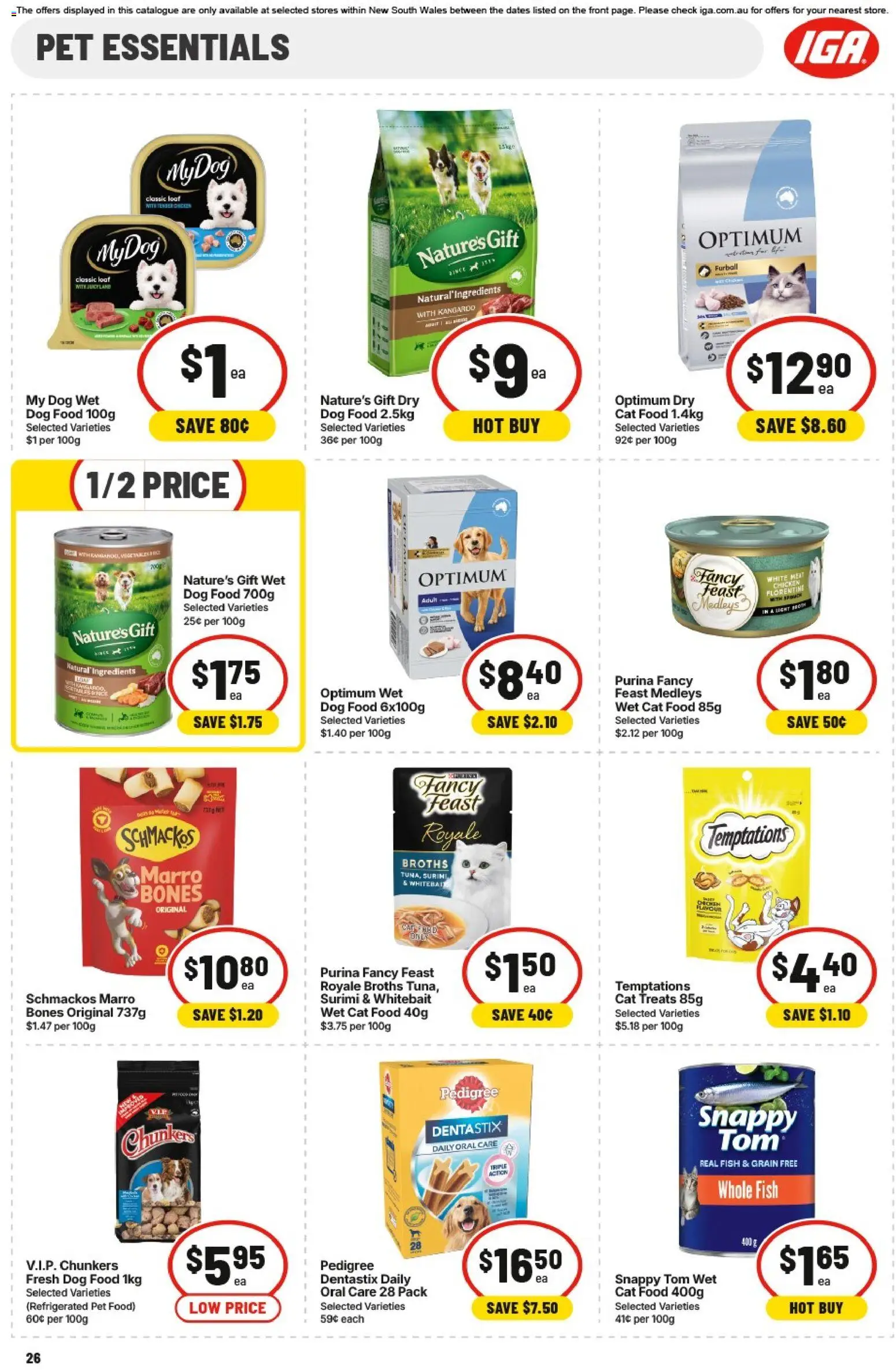 IGA catalogue - valid from 01/07/2026 | Page: 26 | Products: Light, Chicken, Meat, Dog food