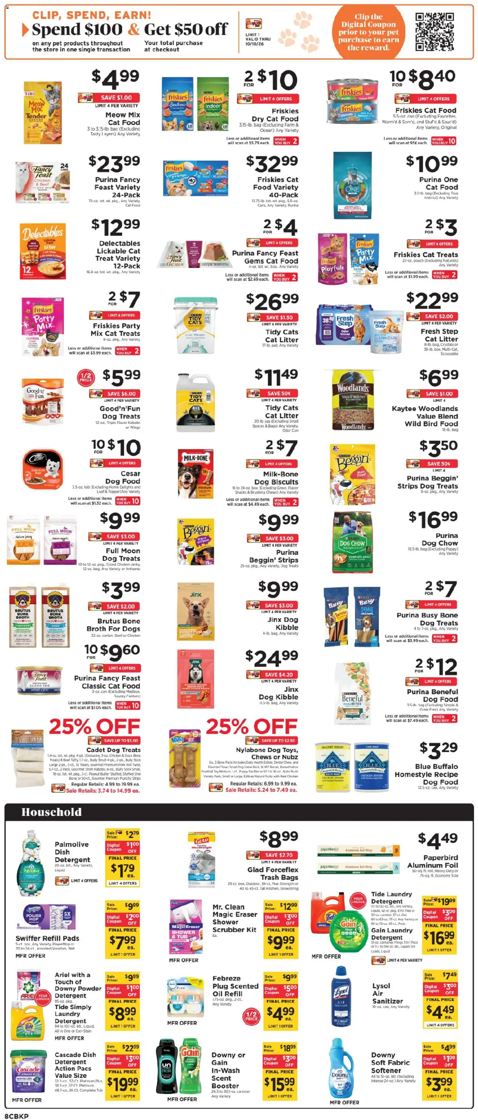 ShopRite Weekly Ad - valid from 10/04/2026 | Page: 10 | Products: Box, Cat Litter, Butter, Chicken broth