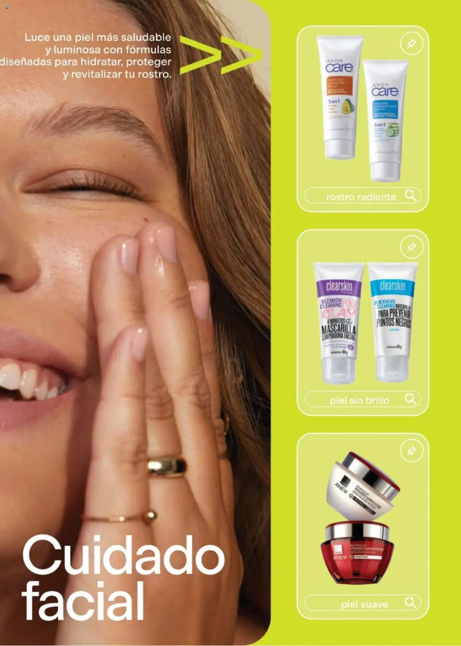 Nuevas ofertas de AVON válidas en toda la República Mexicana desde el 10/07/2026. ¡Encuentra las mejores ofertas en AVON campaña 11 2026! | Página: 105 | Productos: Brillo, Radiante, Mascarilla