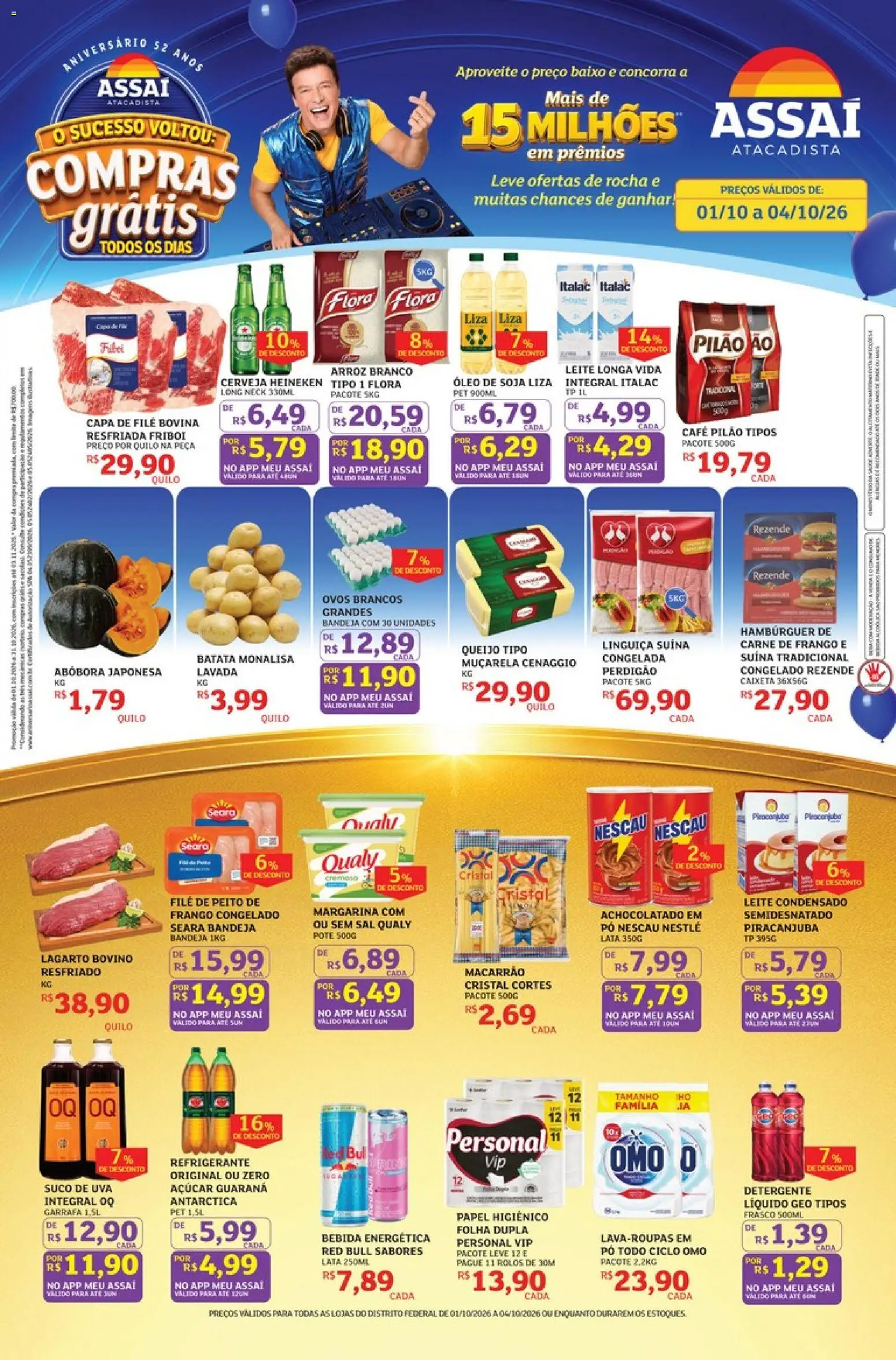 Assaí Atacadista Folheto - válido de 01/10/2026 | Página: 1
