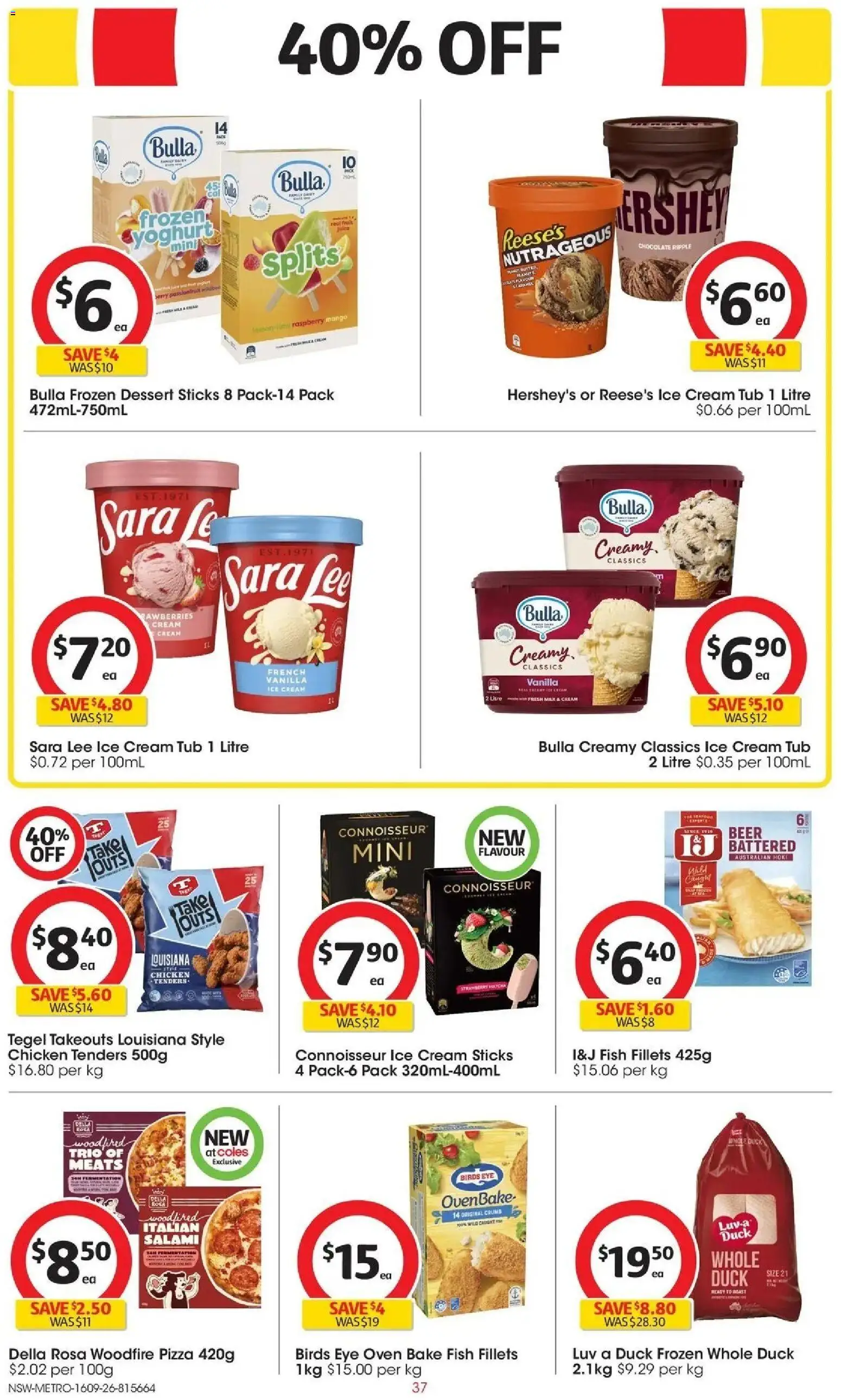 Coles catalogue - valid from 16/09/2026 | Page: 37 | Products: Beer, Chicken, Cream, Raspberry