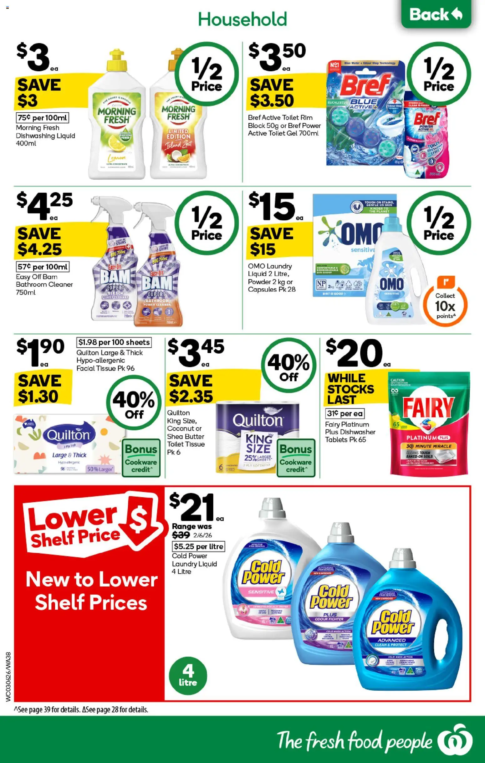 Woolworths catalogue - valid from 03.06.2026 | Page: 38 | Products: Powder, Lemon, Dishwasher, Tablets