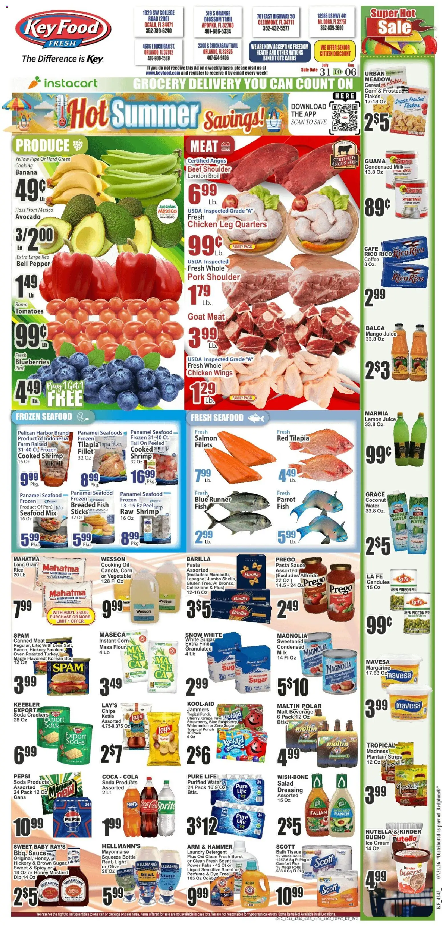 Key Food Weekly Ad - valid from 07/31/2026 | Page: 1