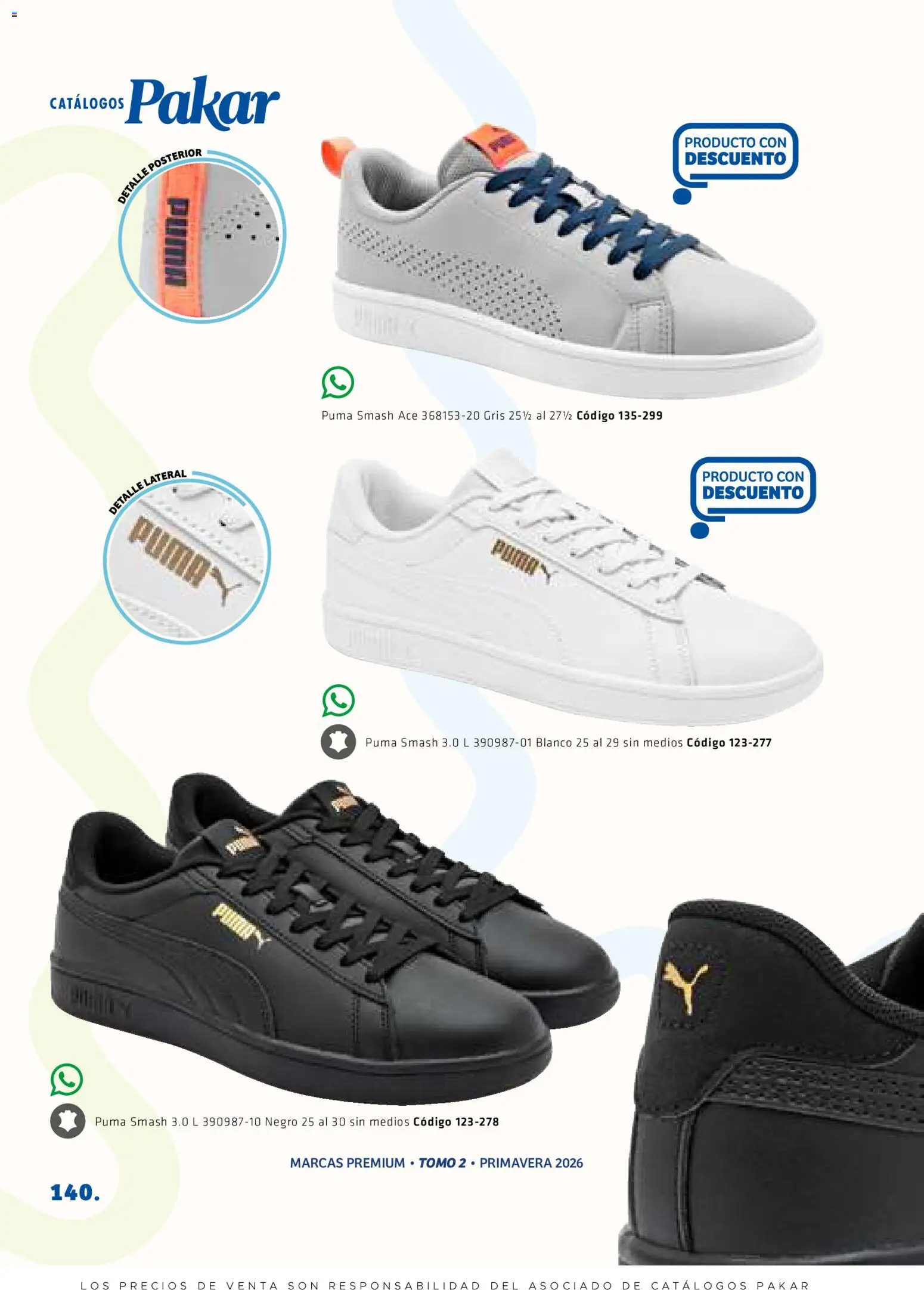 Nuevas ofertas de SC Pakar válidas en toda la República Mexicana desde el 27/02/2026. ¡Encuentra las mejores ofertas en SC Pakar catálogo Premium Men Tomo 2! | Página: 140