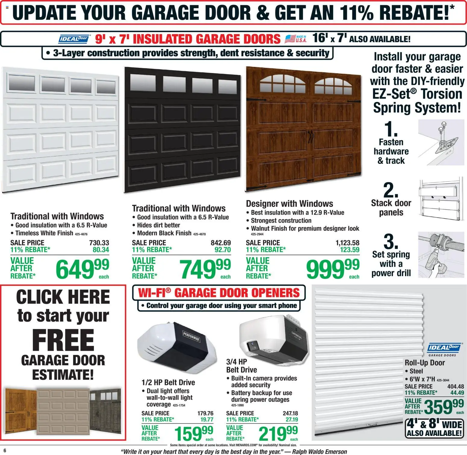 Menards Weekly Ad - valid from 20.05.2026 | Page: 9 | Products: Battery, Belt, Phone, Camera