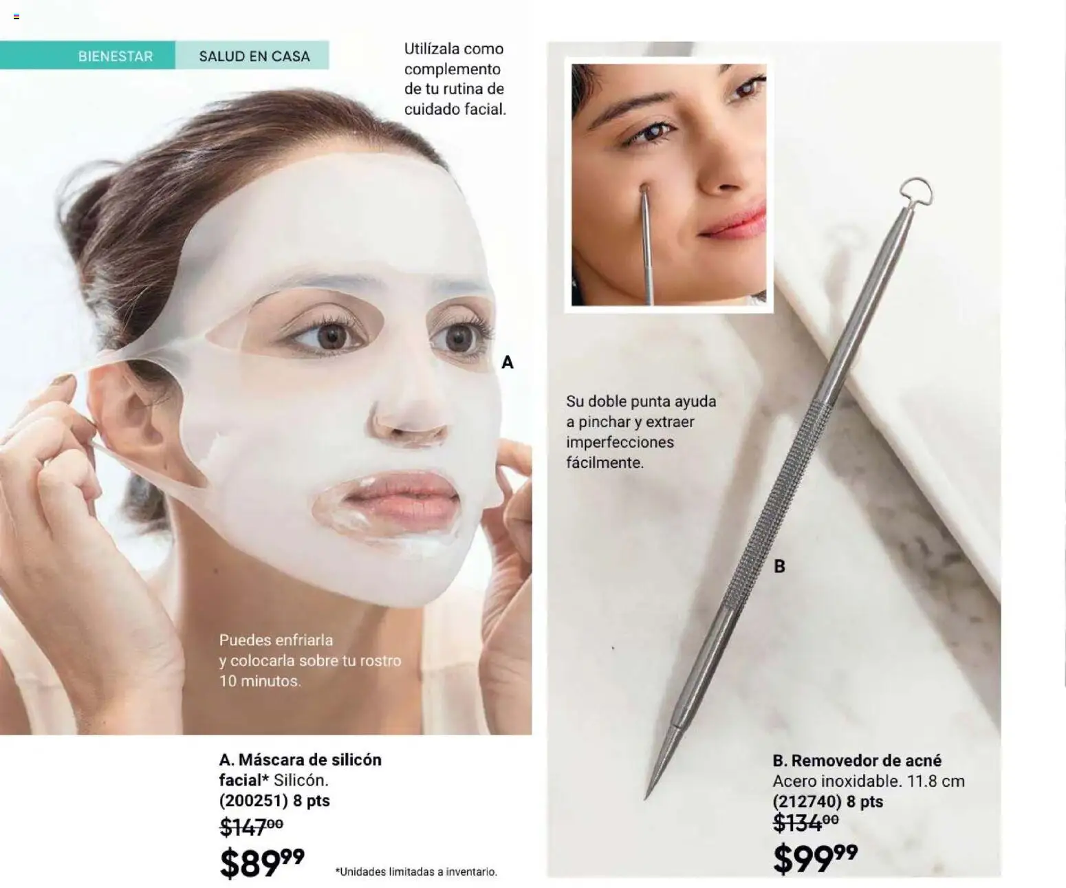 Nuevas ofertas de AVON válidas en toda la República Mexicana desde el 31/07/2026. ¡Encuentra las mejores ofertas en AVON Casa & Estilo 12 2026! | Página: 104 | Productos: Máscara, Sobre