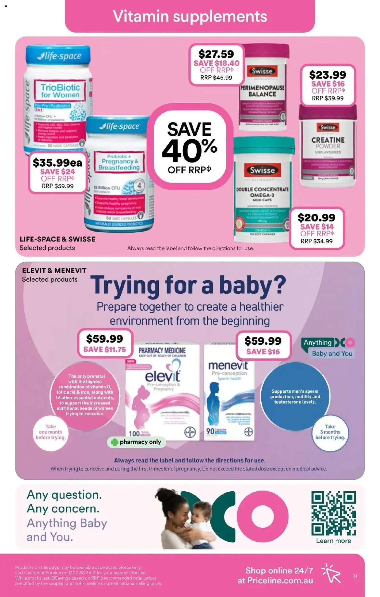 Priceline Pharmacy catalogue Melbourne - 29/10/2026 > weekly / monthly specials | Page: 31
