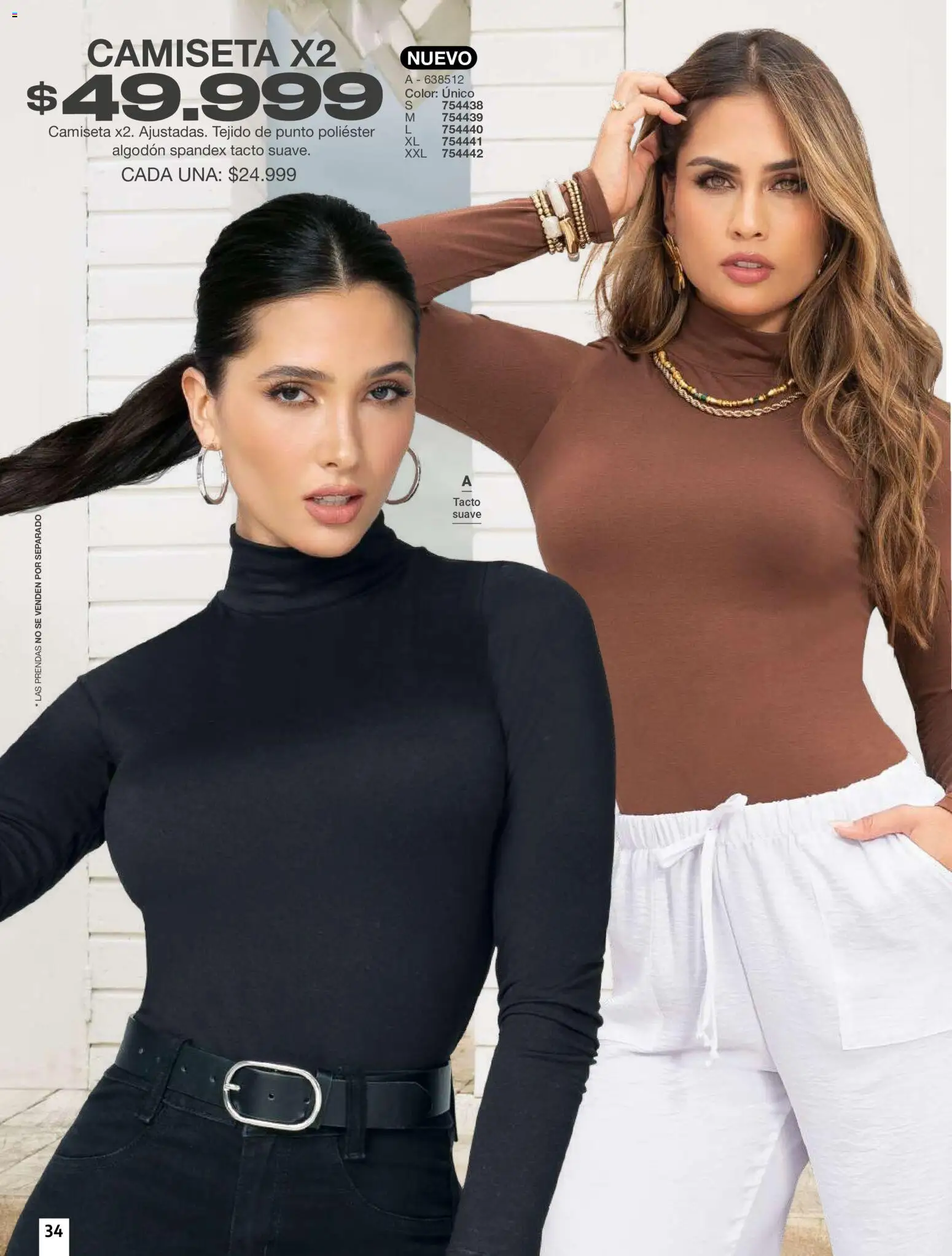 Carmel revista - valida desde el 11/08/2026 | Página: 34 | Productos: Algodón, Camiseta