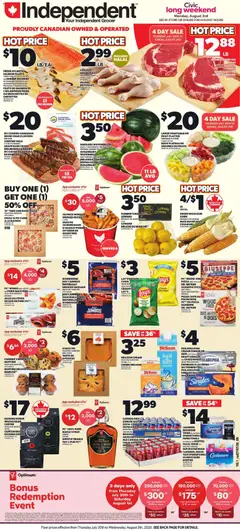 Preview of Independent Grocer weekly flyer / circulaire from shop Independent Grocer valid from Jul 30, 2026