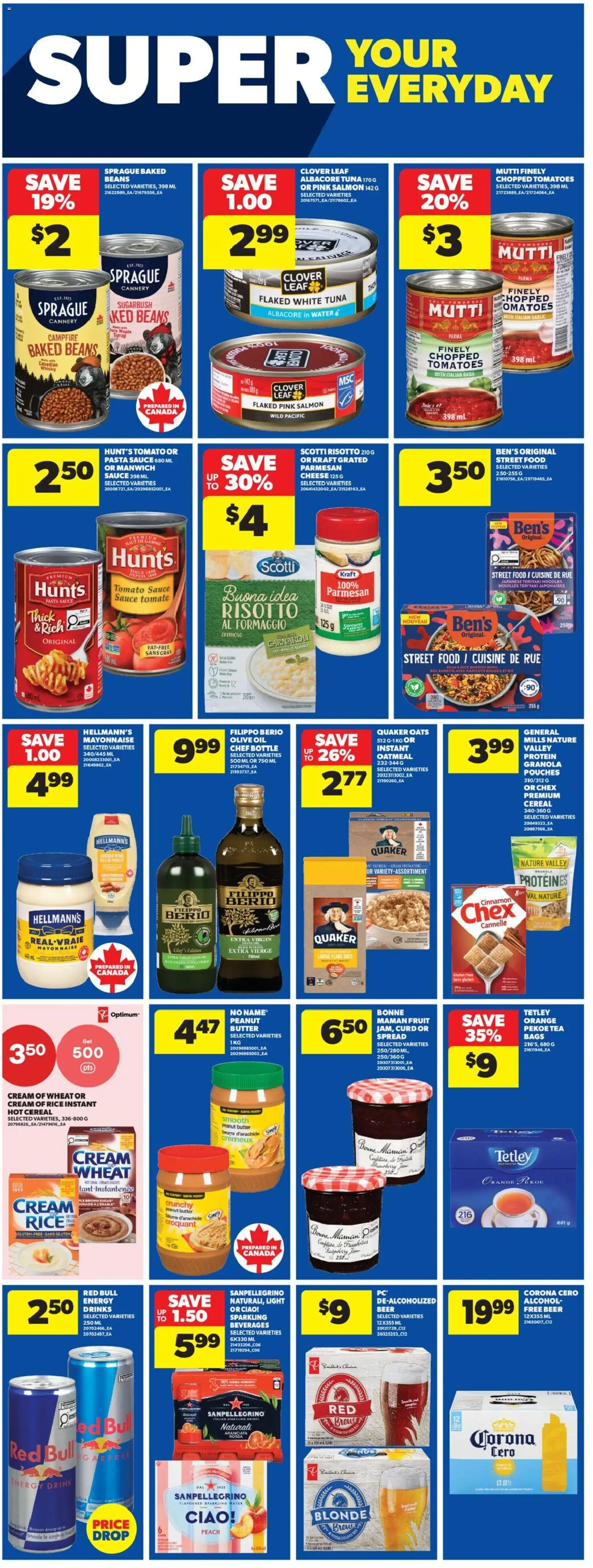 Real Canadian Superstore flyer valid from Sep 24, 2026 | Page: 16 | Products: Red Bull, Garlic, Spread, Butter