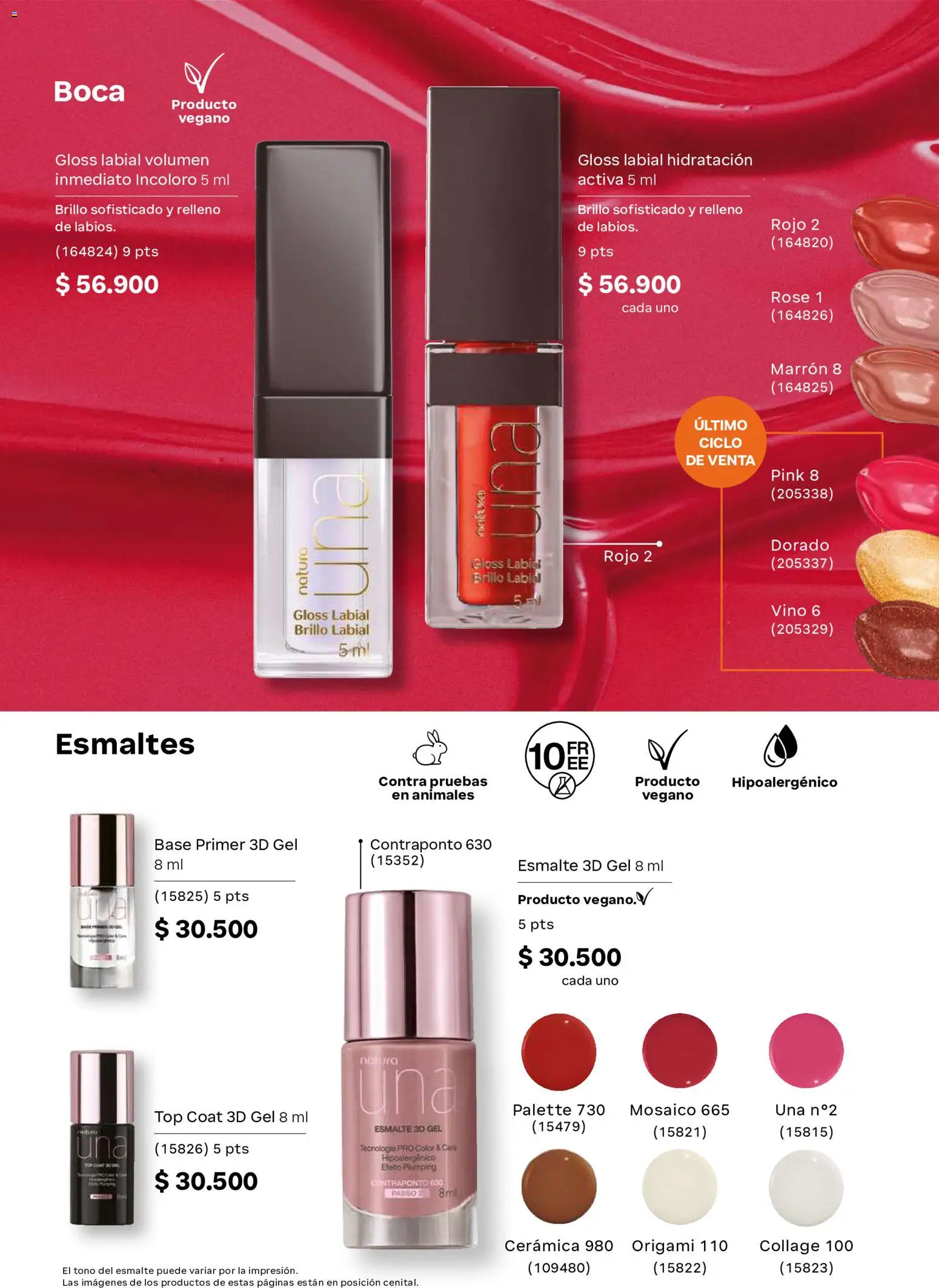 Natura revista - valida desde el 22/07/2026 | Página: 89 | Productos: Brillo, Cerámica, Top, Vino