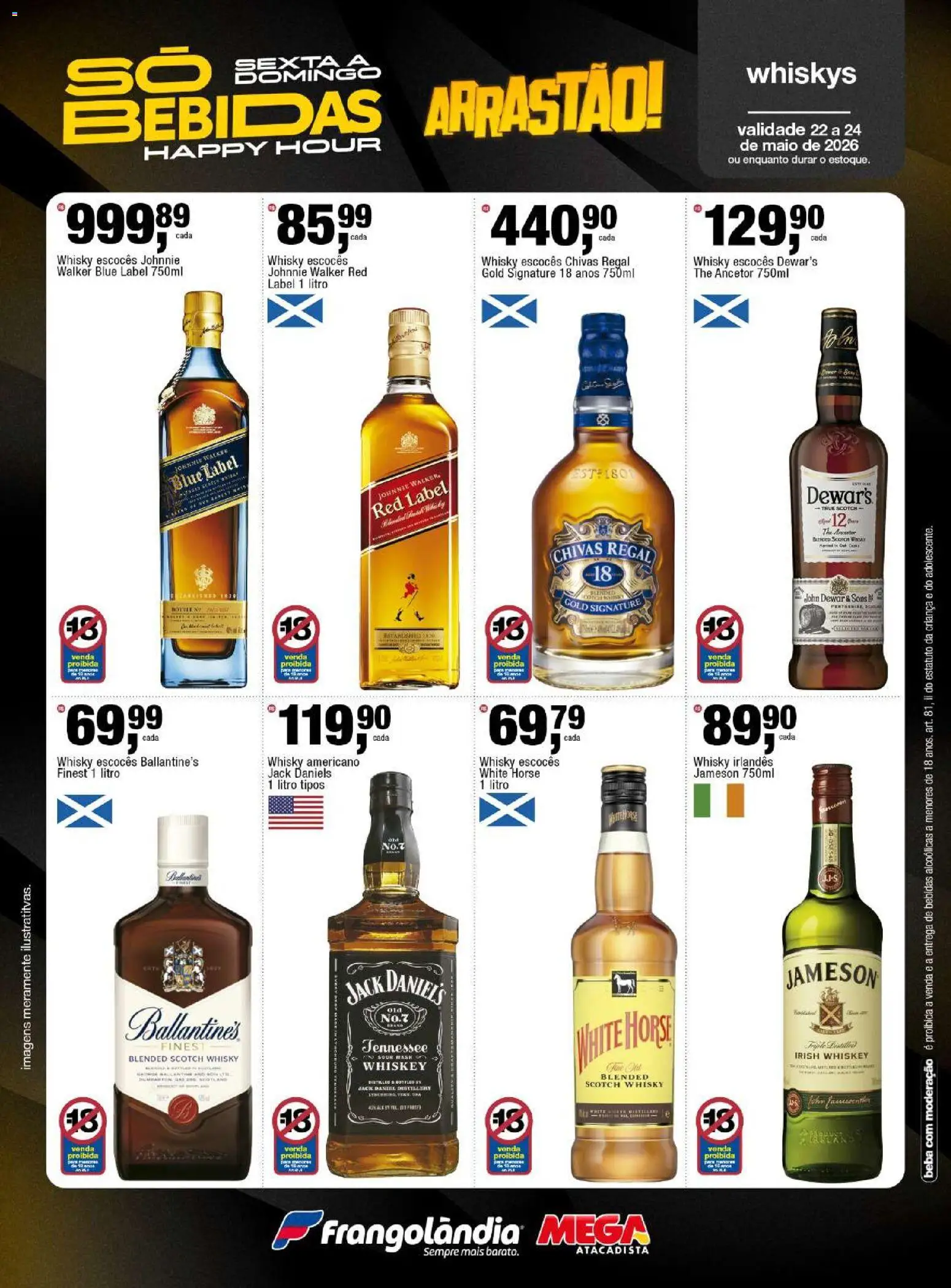 Frangolândia Folheto - válido de 22.05.2026 | Página: 6 | Produtos: Whisky, Maiô