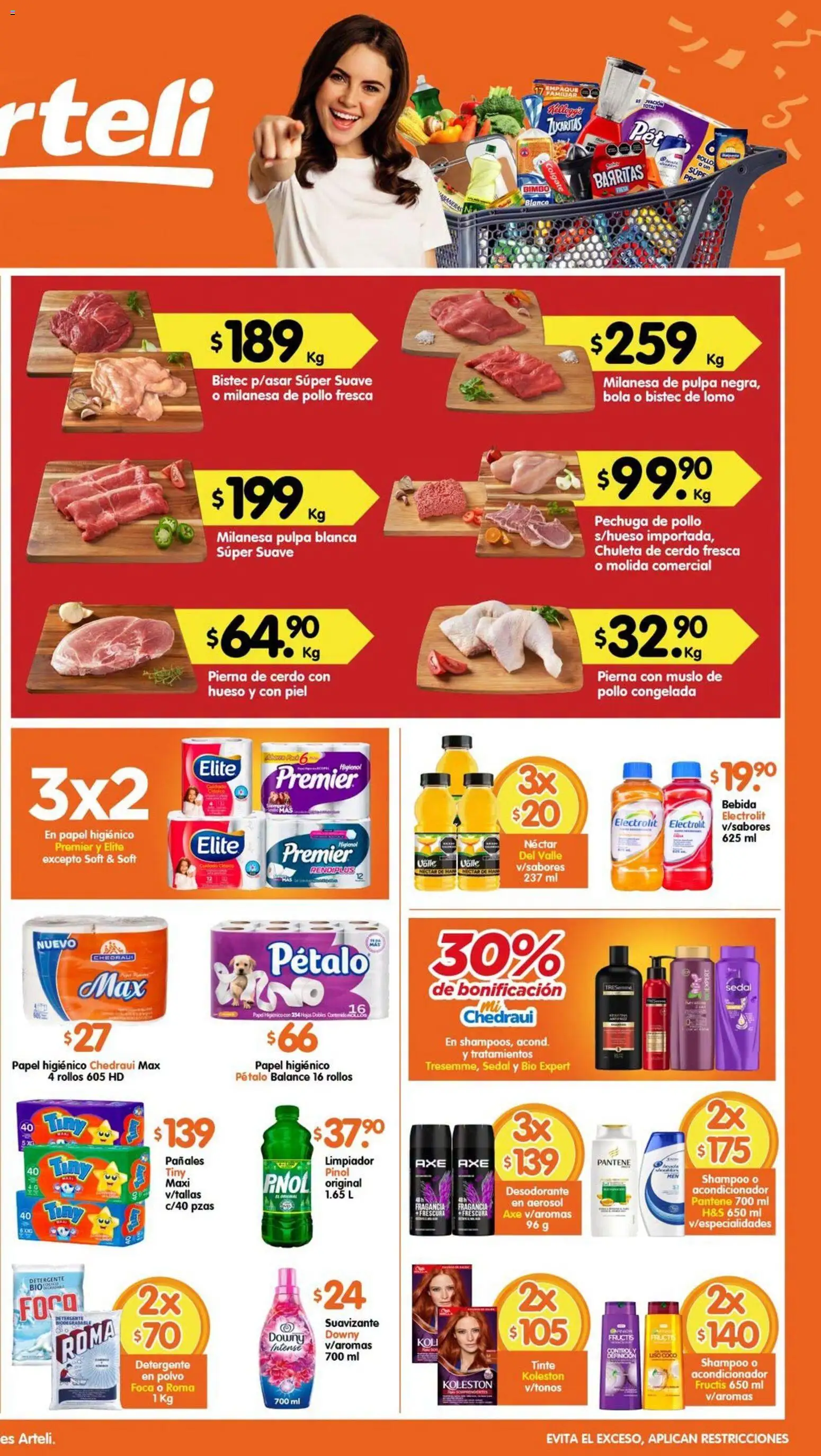 Nuevas ofertas de Arteli válidas en toda la República Mexicana desde el 31/07/2026. ¡Encuentra las mejores ofertas en Arteli folleto! | Página: 2 | Productos: Desodorante, Detergente, Suavizante, Fragancia