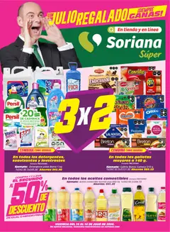 Vista previa de Soriana Julio Regalado Súper Nacional, nuevo folleto de la tienda, válido en México a partir del 10/07/2026