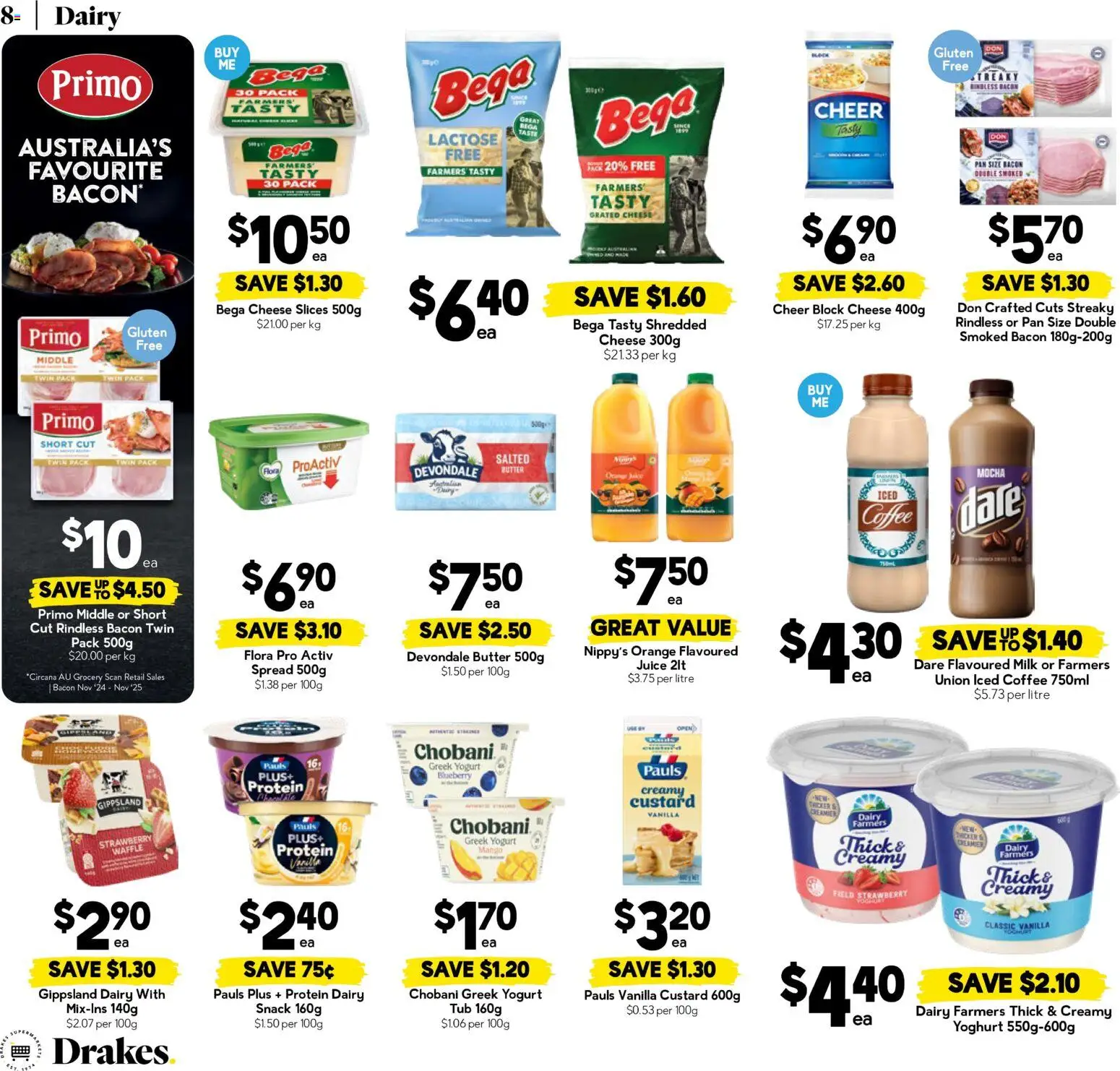 Drakes catalogue - valid from 10.06.2026 | Page: 9 | Products: Dairy, Cheese, Yoghurt, Mango