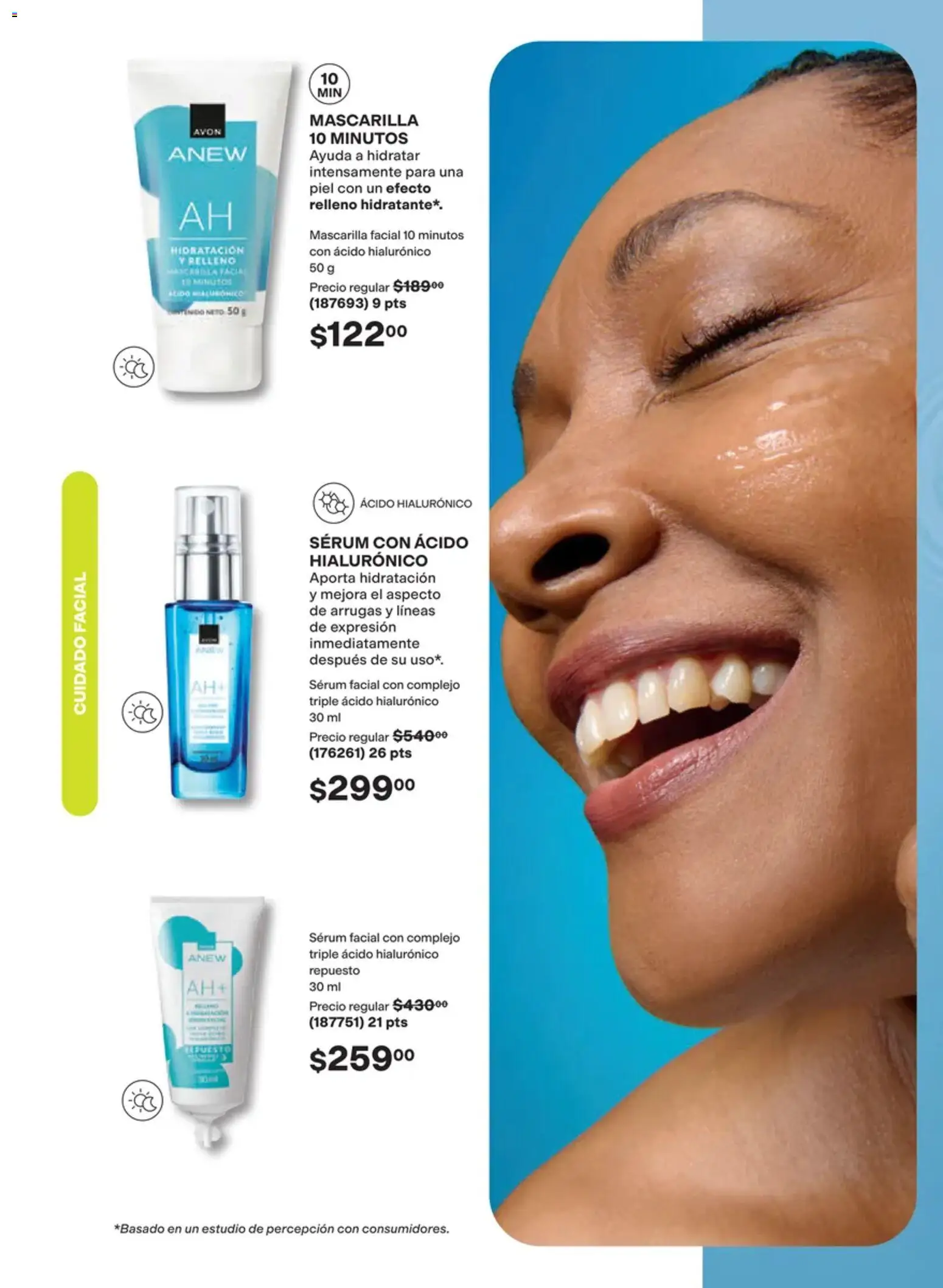 Nuevas ofertas de AVON válidas en toda la República Mexicana desde el 02/10/2026. ¡Encuentra las mejores ofertas en AVON campaña 15 2026! | Página: 98 | Productos: Serum, Mascarilla