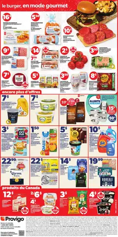 Preview of Provigo weekly flyer / circulaire from shop Provigo valid from Jun 25, 2026 | Page: 3 | Products: Beef, Ice cream, Cheese, Tomatoes