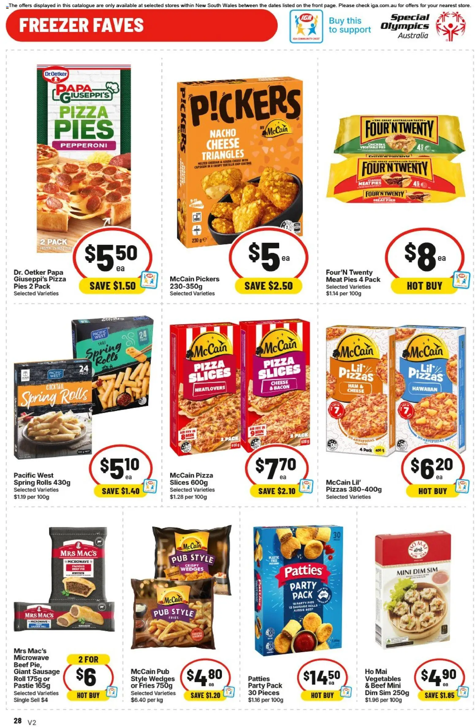 IGA catalogue - valid from 06.05.2026 | Page: 25 | Products: Bacon, Ham, Pizza, Microwave