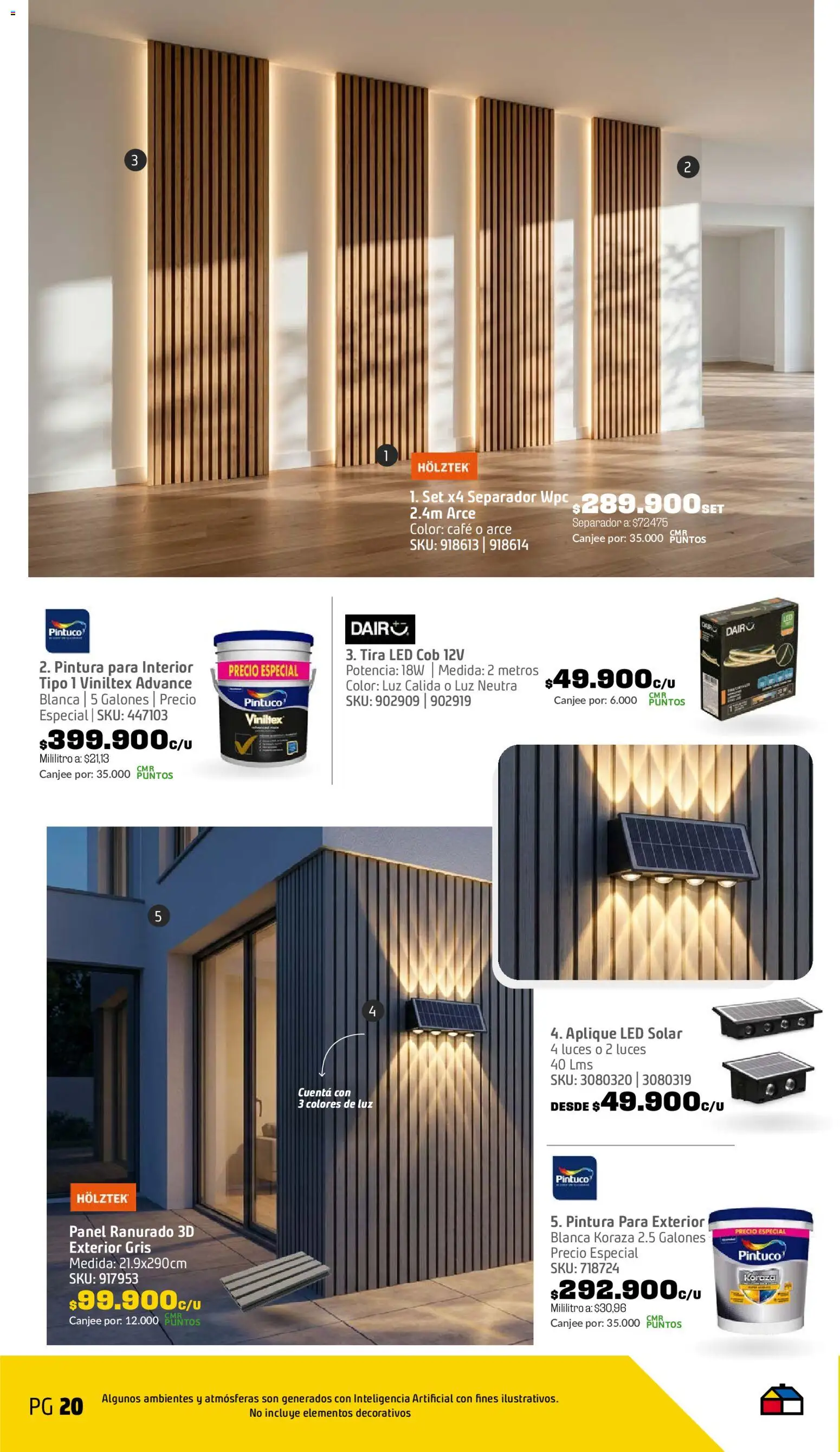 Homecenter revista - valida desde el 08/09/2026 | Página: 21 | Productos: Pintura, Café