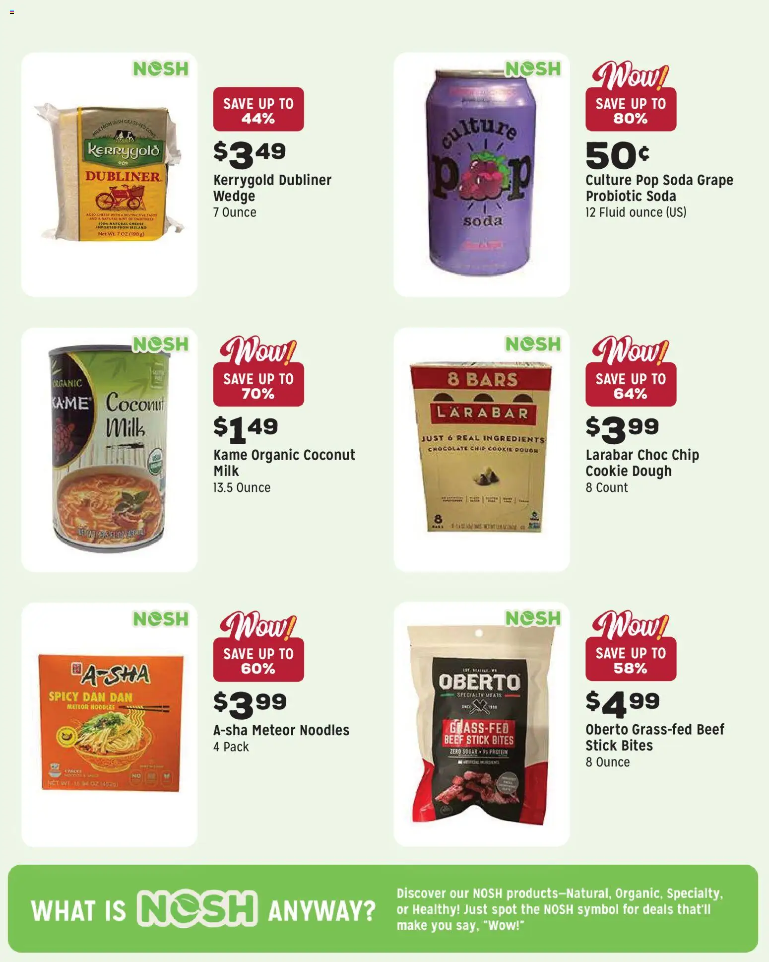 Grocery Outlet Weekly Ad - valid from 06/24/2026 | Page: 6 | Products: Milk, Cheese, Beef, Chocolate Chip