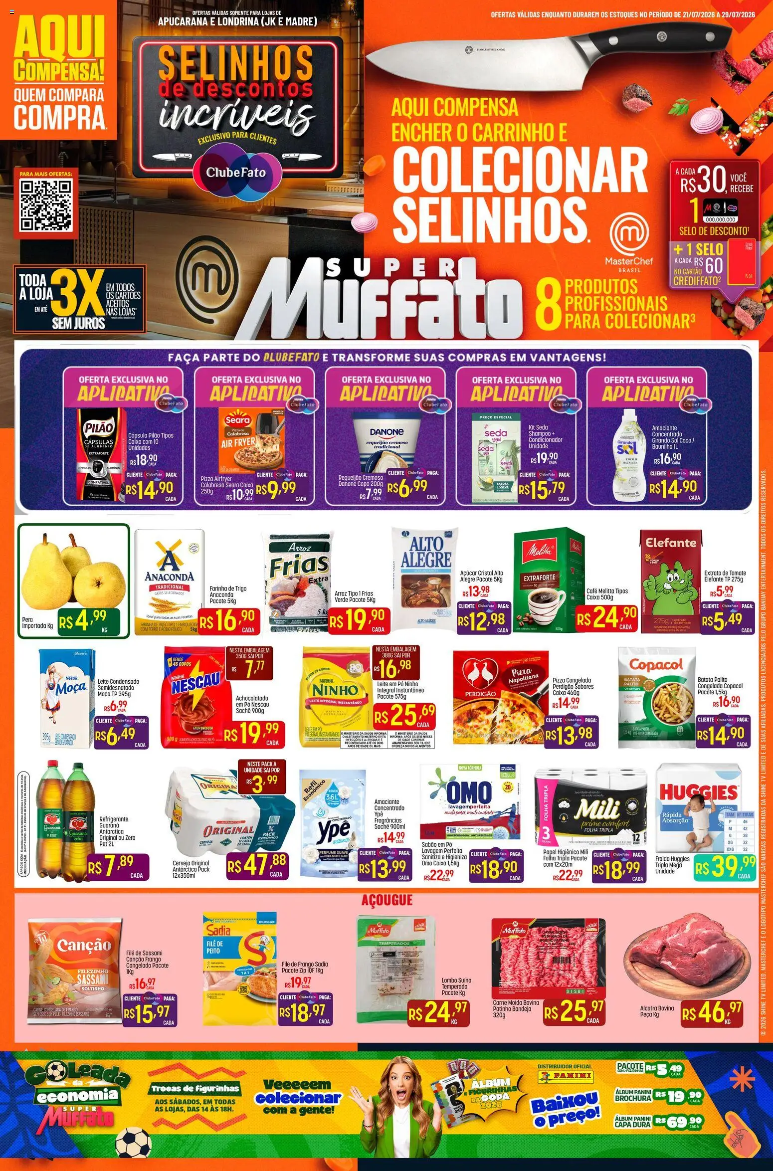 Super Muffato Folheto - válido de 21/07/2026 | Página: 1 | Produtos: Perfume, Farinha de trigo, Filé de frango, Copa