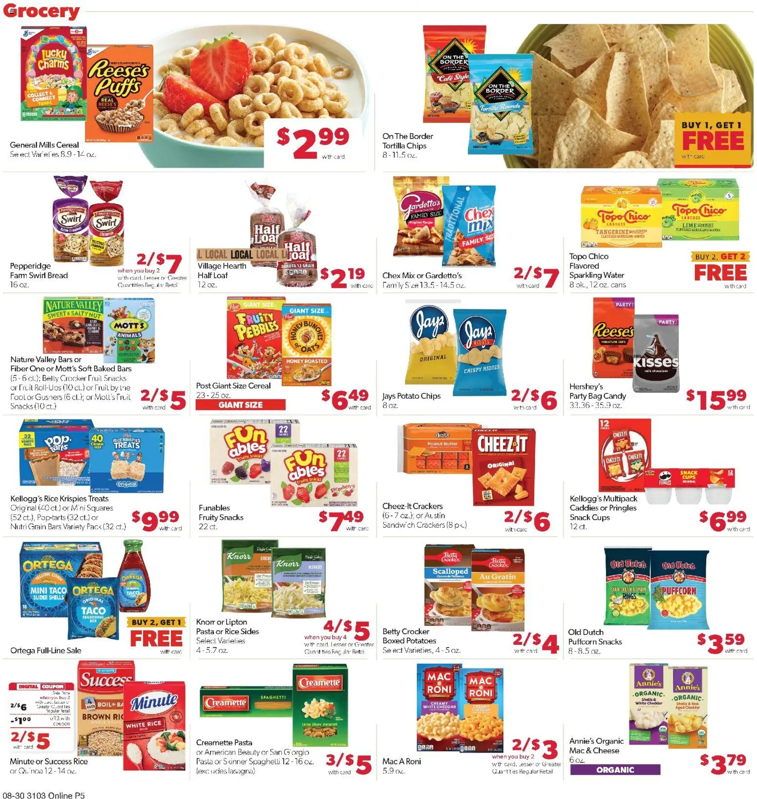 Family Fare Weekly Ad - ND - valid from 08/30/2026 | Page: 11 | Products: Corn, Honey, Butter, Pasta
