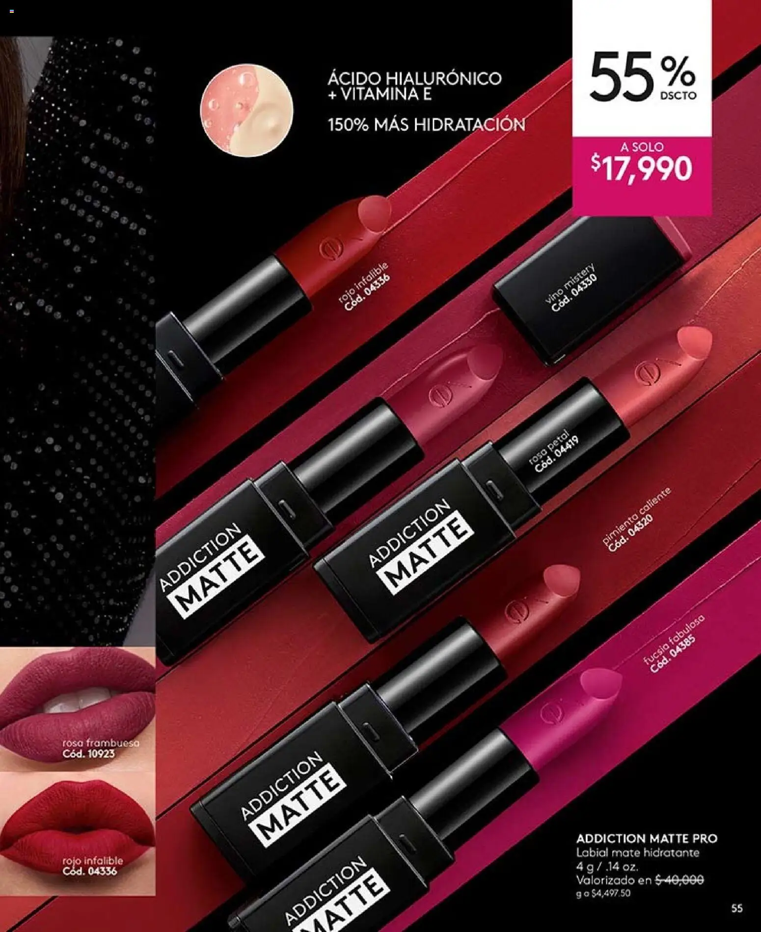 Ésika revista - valida desde el 07/08/2026 | Página: 55 | Productos: Pimiento, Vino