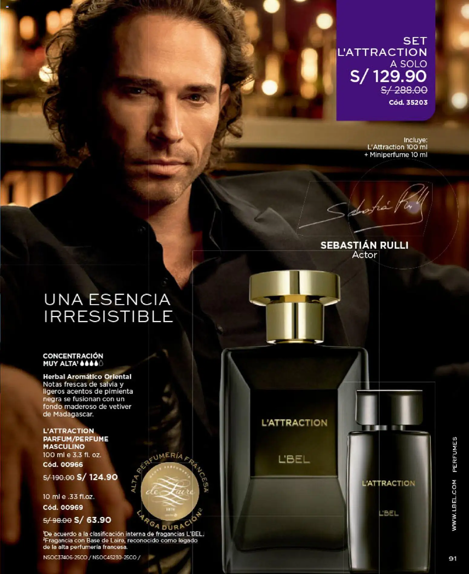 Catálogo L'Bel válido desde 09/09/2026 | Página: 91 | Productos: Perfumes, Fragancia