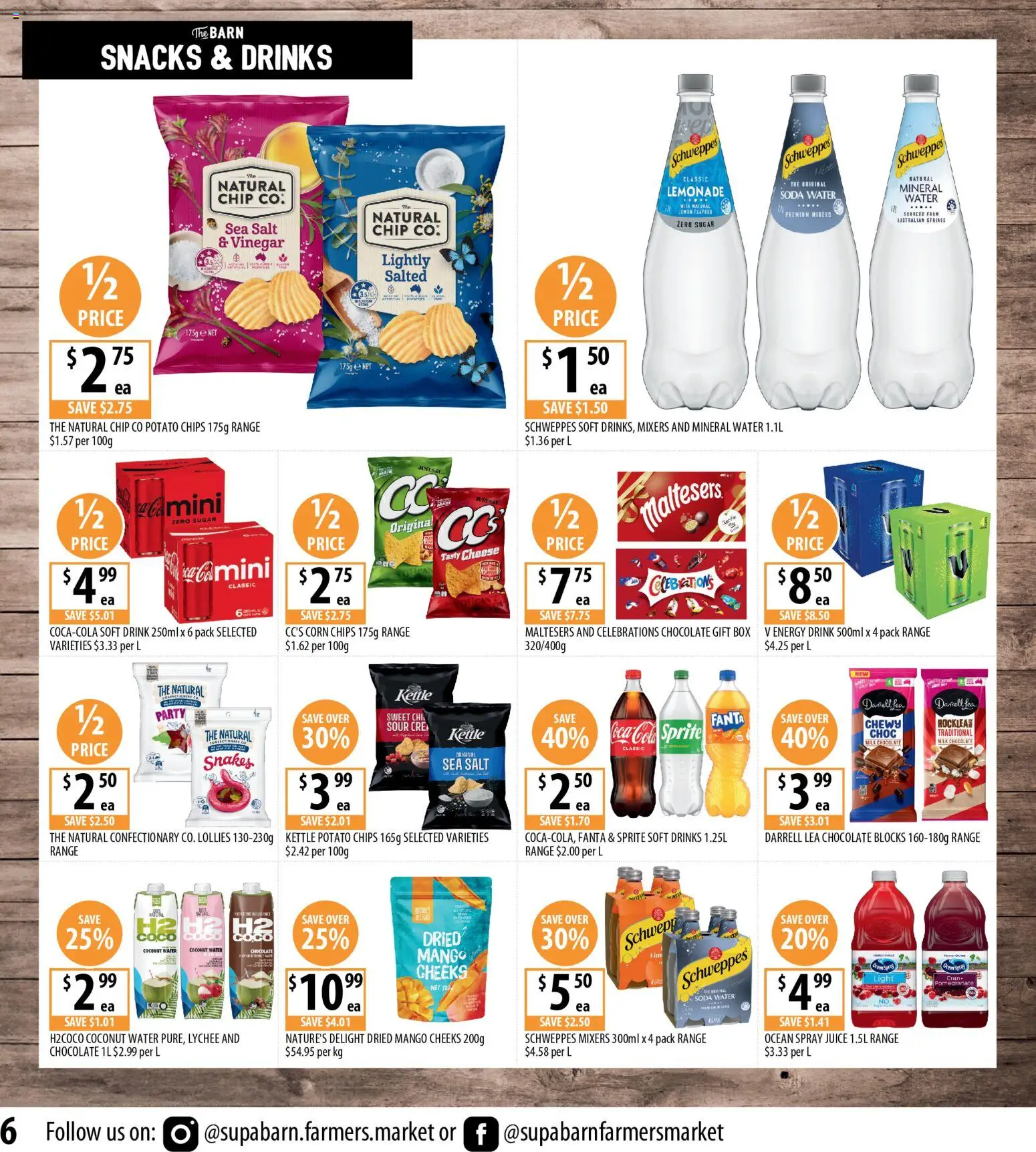 Supabarn catalogue - valid from 06.05.2026 | Page: 6 | Products: Energy drink, Chocolate, Juice, Soft drinks