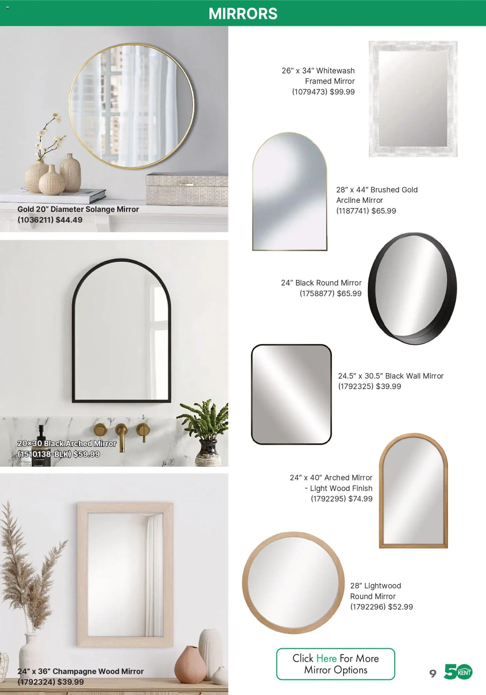 Kent flyer valid from Sep 10, 2026 | Page: 9 | Products: Champagne, Mirror