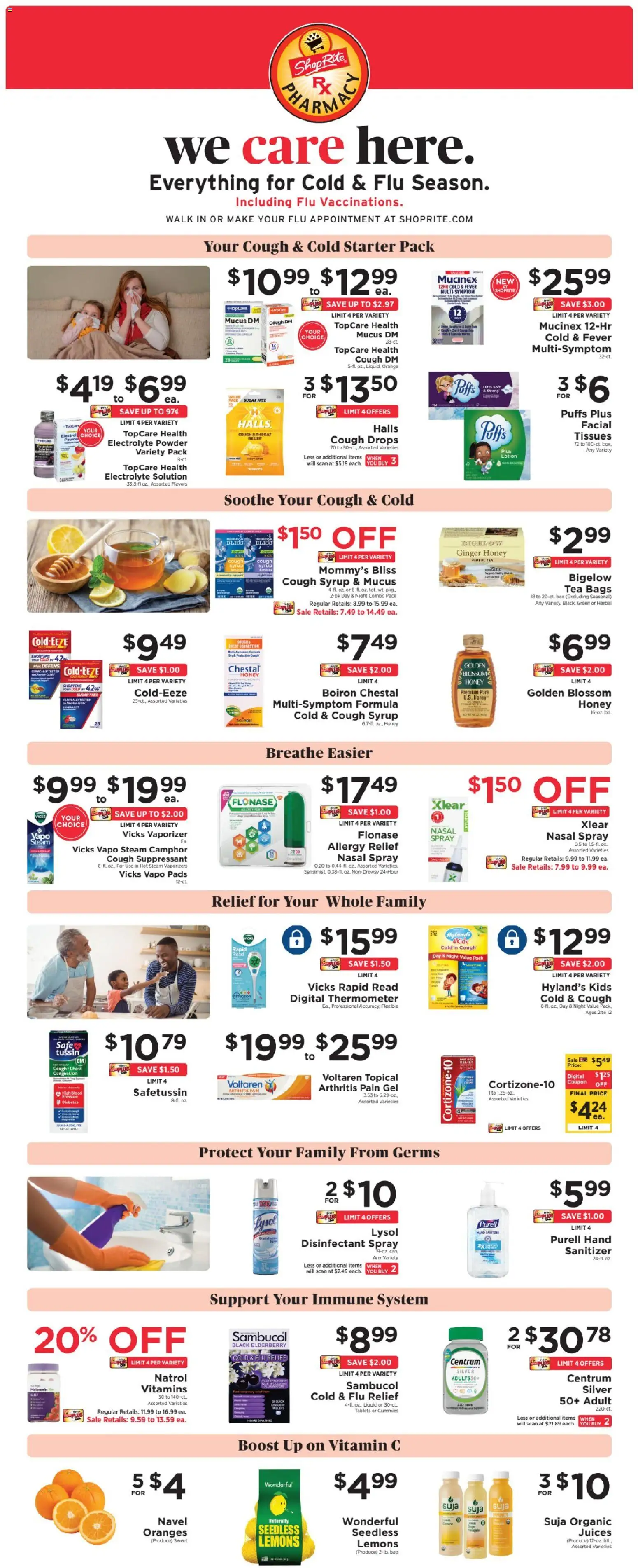 ShopRite Weekly Ad - valid from 08/30/2026 | Page: 13 | Products: Melatonin, Pan, Cough syrup, Tv