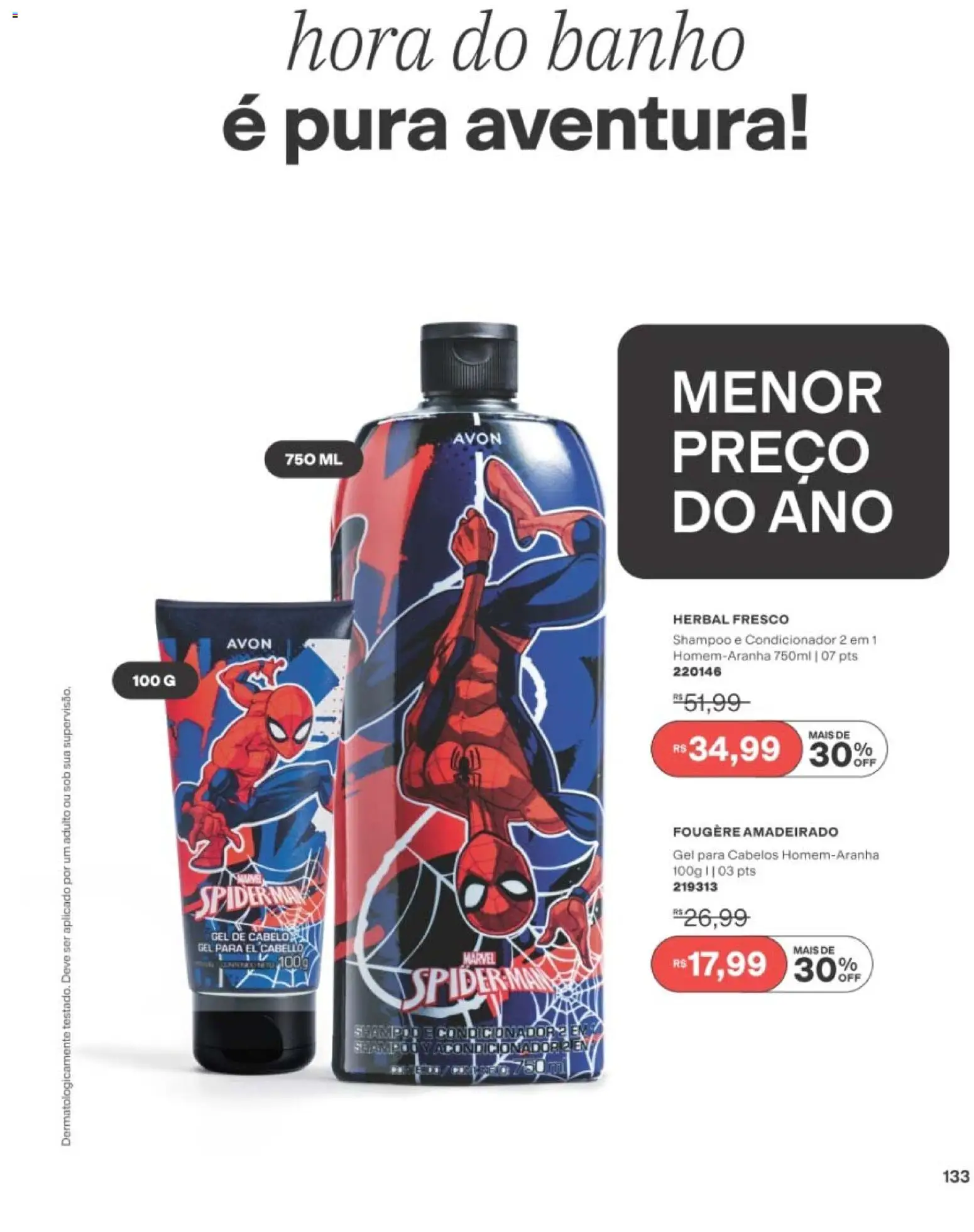 Avon Folheto - válido de 10/08/2026 | Página: 133 | Produtos: Shampoo, Condicionador