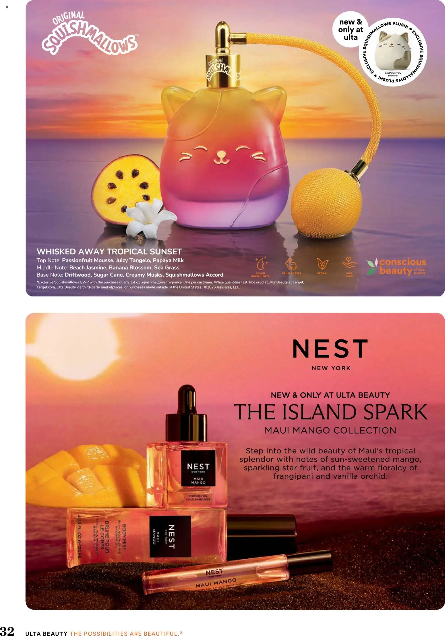 Ulta Beauty Weekly Ad - valid from 17.05.2026 | Page: 32 | Products: Perfume, Milk, Sugar, Mango