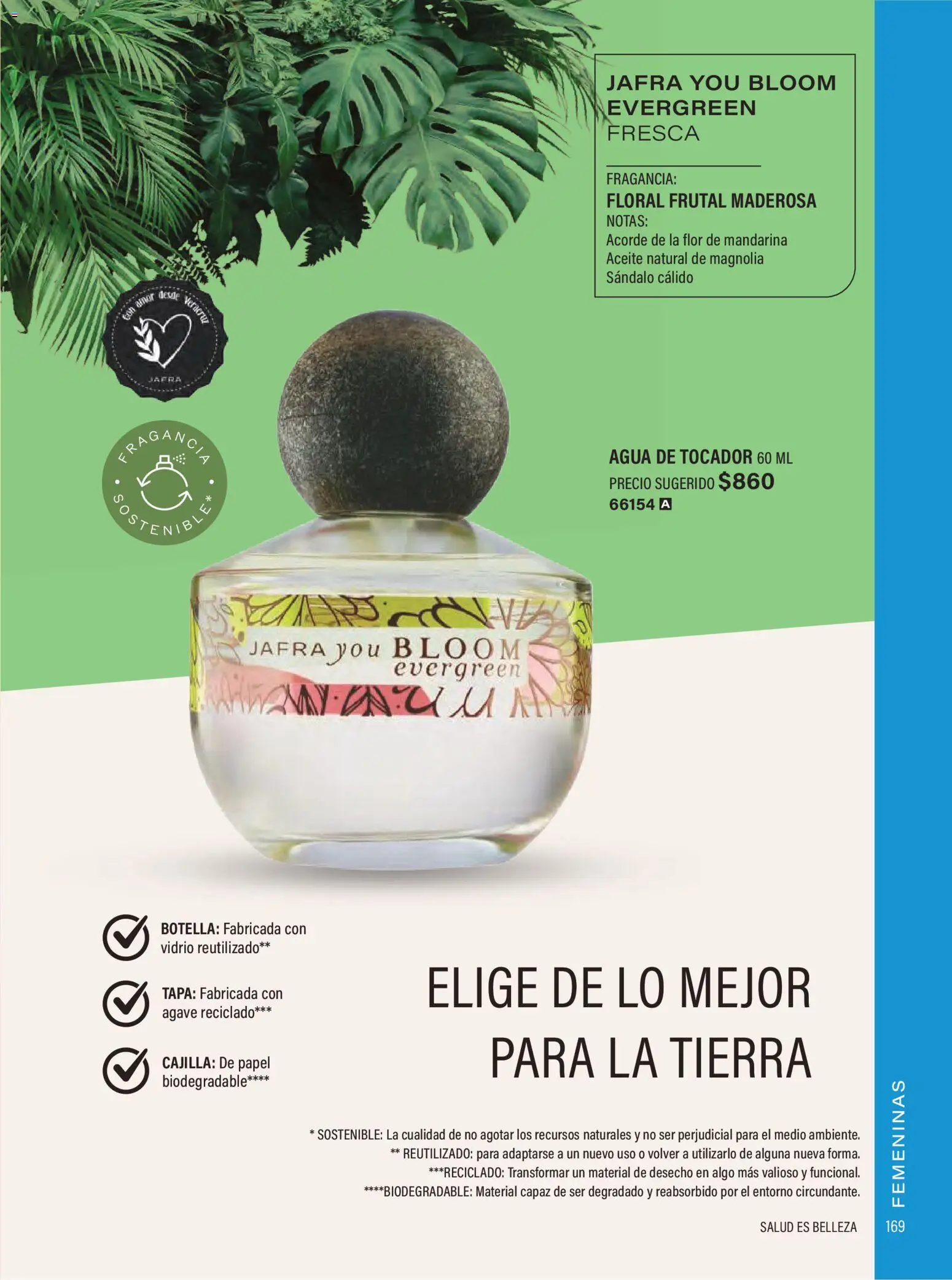 Nuevas ofertas de JAFRA válidas en toda la República Mexicana desde el 01/07/2026. ¡Encuentra las mejores ofertas en JAFRA catálogo Organizador de Ventas! | Página: 169 | Productos: Agua, Aceite, Perfume, Fragancia