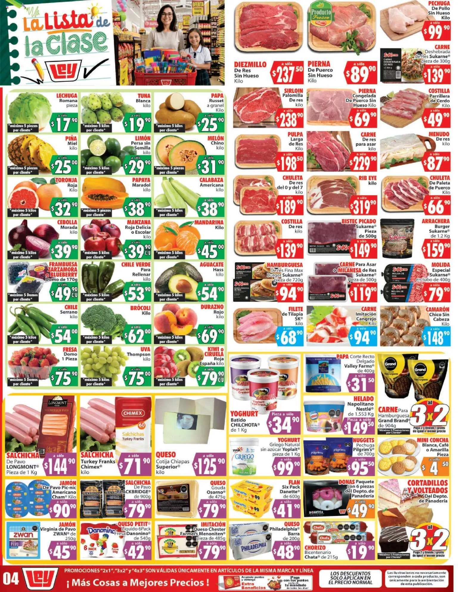 Nuevas ofertas de Casa Ley válidas en toda la República Mexicana desde el 03/09/2026. ¡Encuentra las mejores ofertas en Casa Ley folleto Autoservicio! | Página: 1 | Productos: Fresa, Azúcar, Cerdo, Panadería