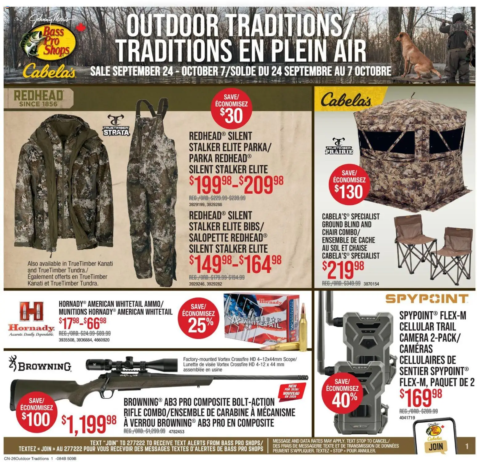 Cabelas flyer valid from Sep 24, 2026 | Page: 1