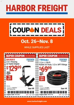 Preview of Harbor Freight weekly ads valid from 10/26/2026