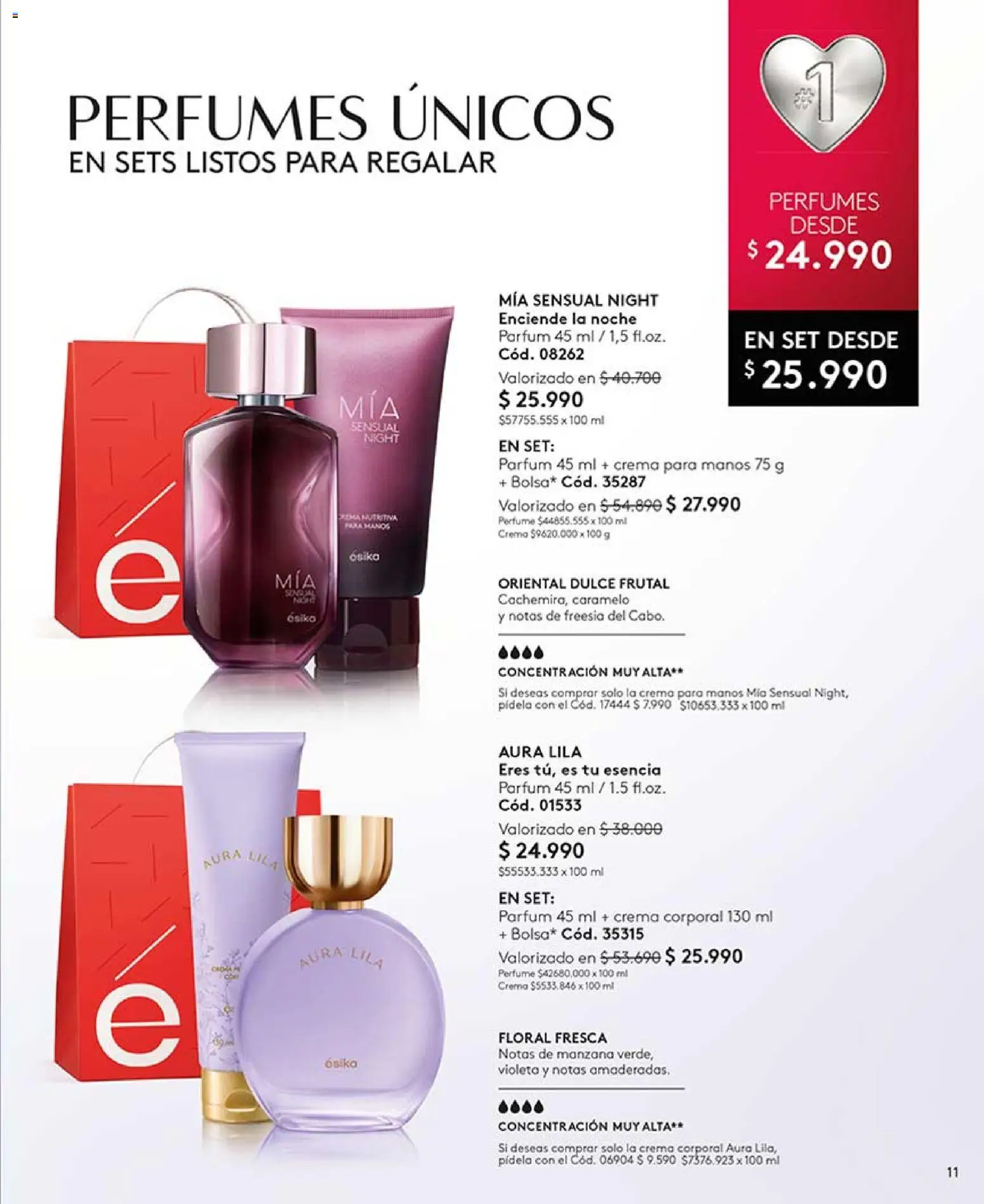 Catálogo Ésika Campaña 6 │ válido desde el 01.04.2026 | Página: 11 | Productos: Manzana, Perfume, Crema