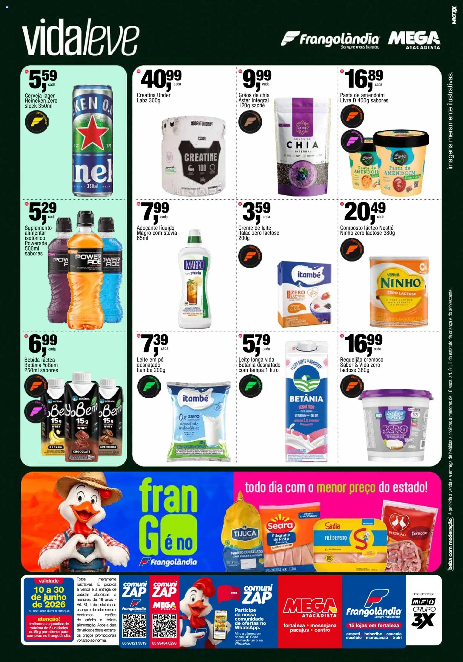 Frangolândia Folheto - válido de 10.06.2026 | Página: 2 | Produtos: Pó, Stevia, Frango, Requeijão