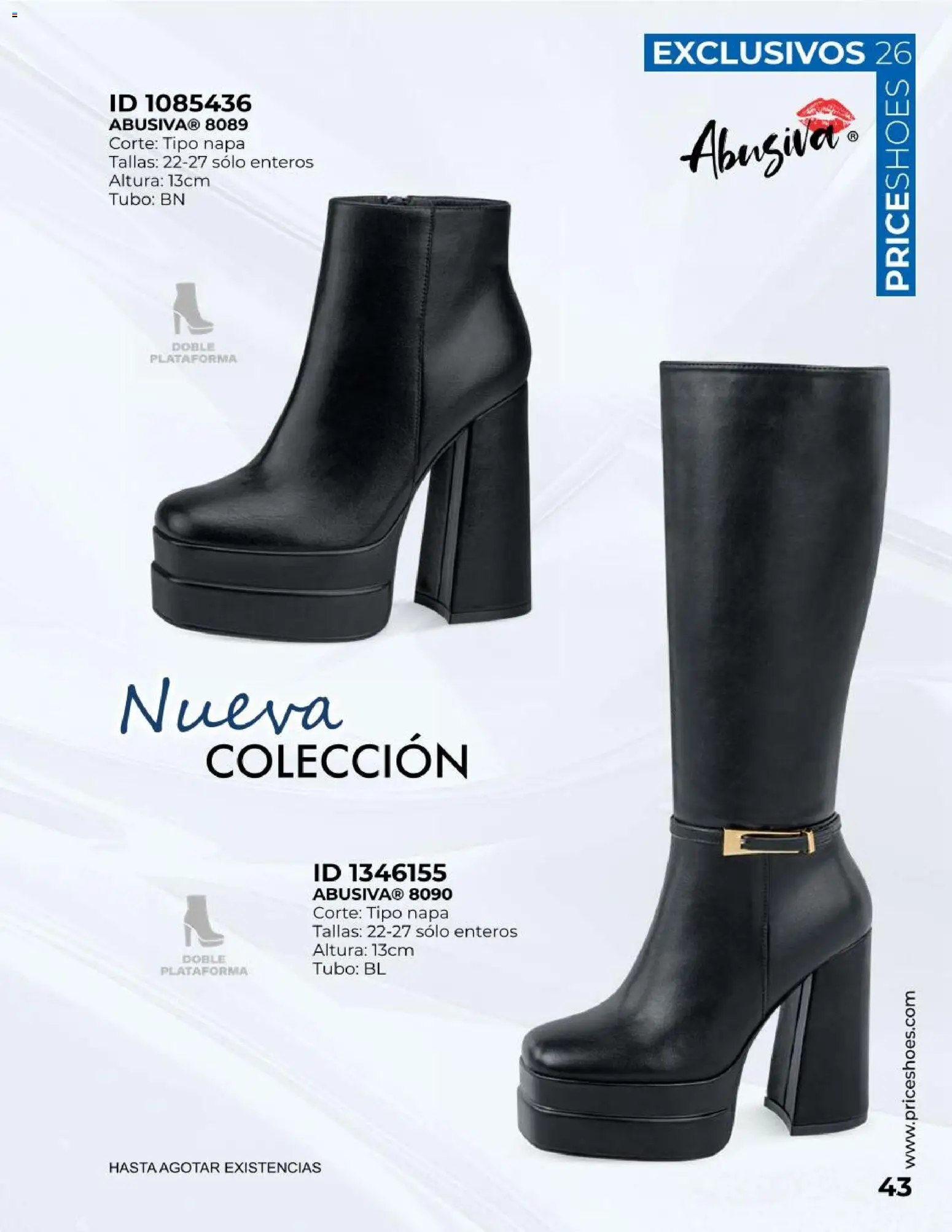 Nuevas ofertas de Price Shoes válidas en toda la República Mexicana desde el 01/10/2026. ¡Encuentra las mejores ofertas en Price Shoes catálogo Exclusivos! | Página: 43