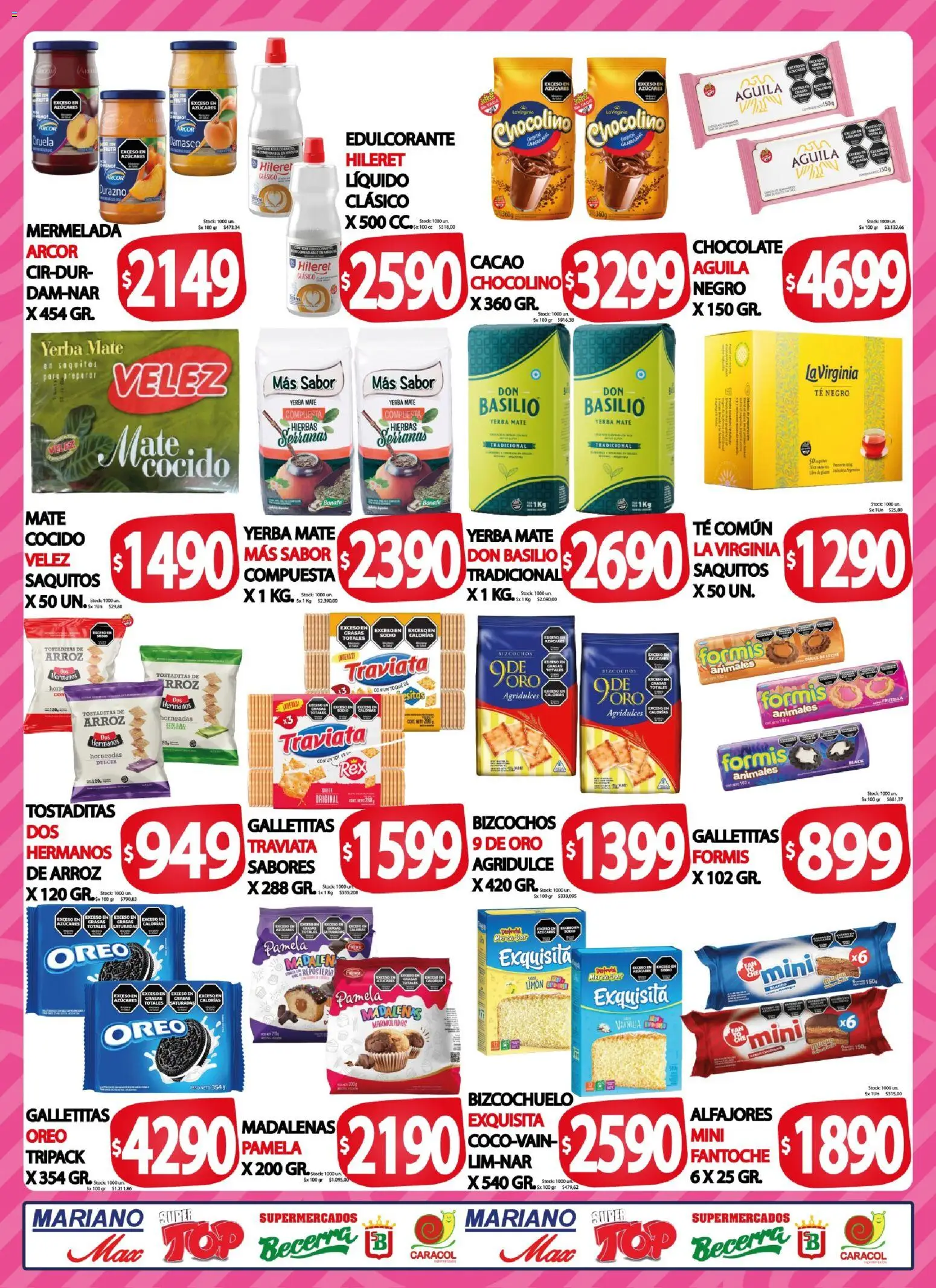 Mariano Max - Catálogo │ válido desde el 22.04.2026 | Página: 3 | Productos: Galletitas, Frutilla, Durazno, Mermelada
