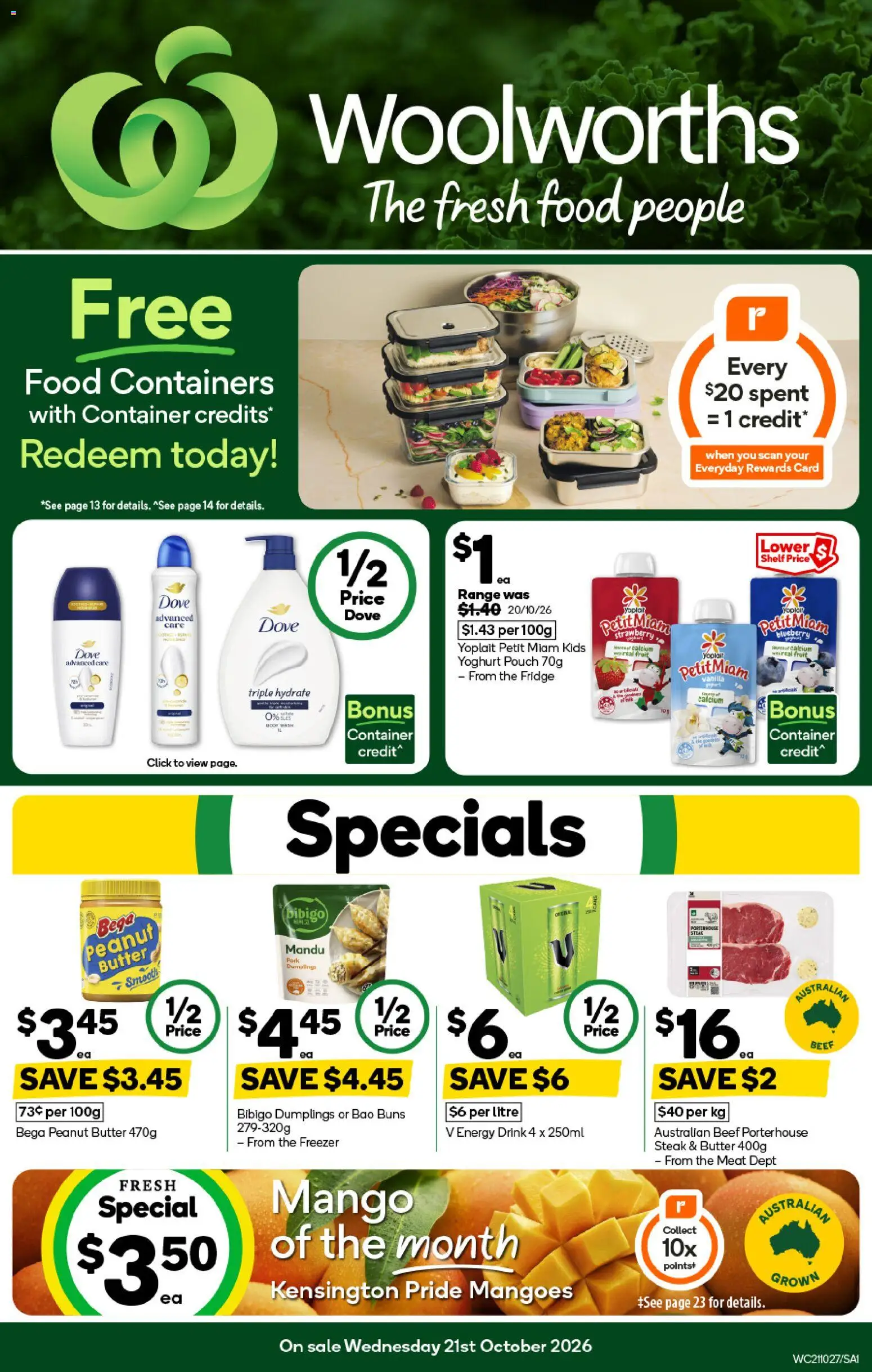 Woolworths catalogue - valid from 21/10/2026 | Page: 1