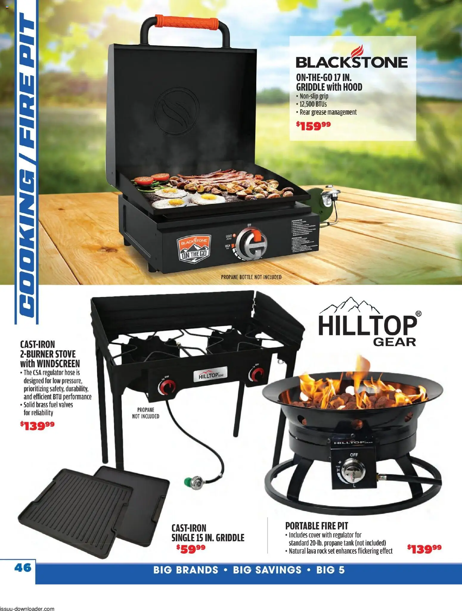 Big 5 Sporting Goods Summer Catalog - valid from 05/26/2026 | Page: 46 | Products: Griddle, Stove