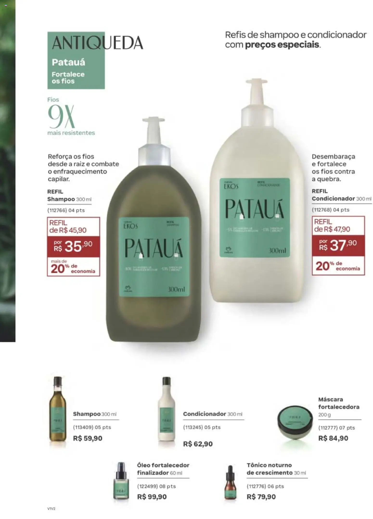 Natura Folheto - válido de 12/10/2026 | Página: 189 | Produtos: Shampoo, Tônico, Condicionador, Óleo