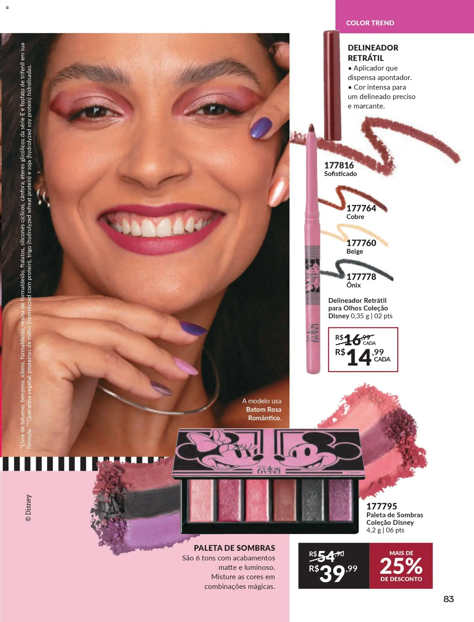 Avon Folheto - válido de 18.02.2026 | Página: 83 | Produtos: Delineador, Batom, Soja