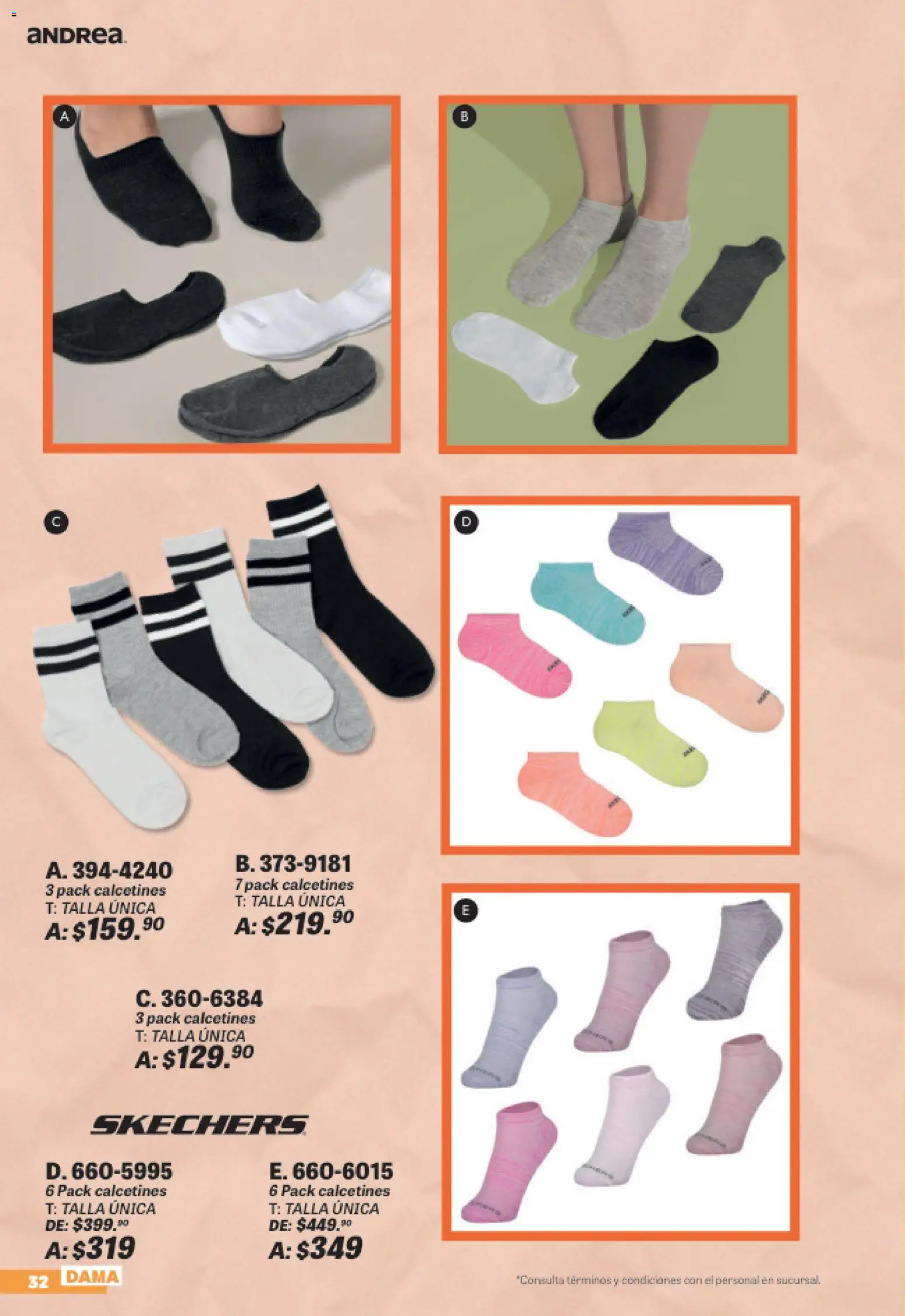 Nuevas ofertas de Andrea válidas en toda la República Mexicana desde el 19/07/2026. ¡Encuentra las mejores ofertas en Andrea catálogo Sports Week! | Página: 32