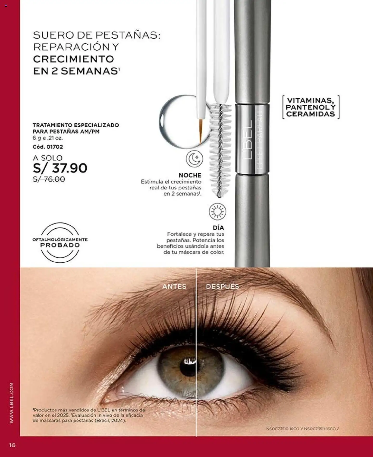 Catálogo L'Bel válido desde 20/06/2026 | Página: 16 | Productos: Máscara