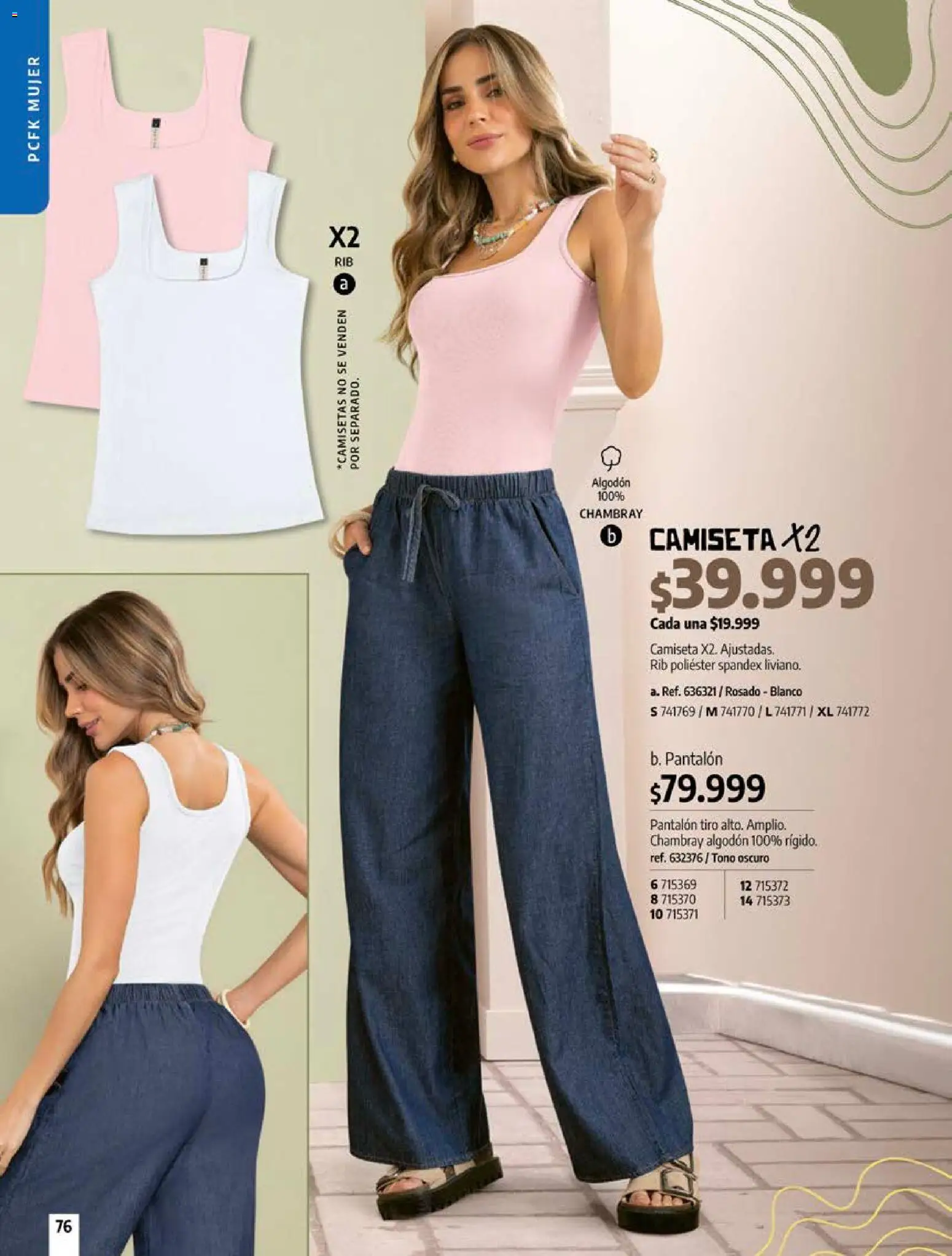 Pacifika revista - valida desde el 18/10/2026 | Página: 76 | Productos: Algodón, Camiseta