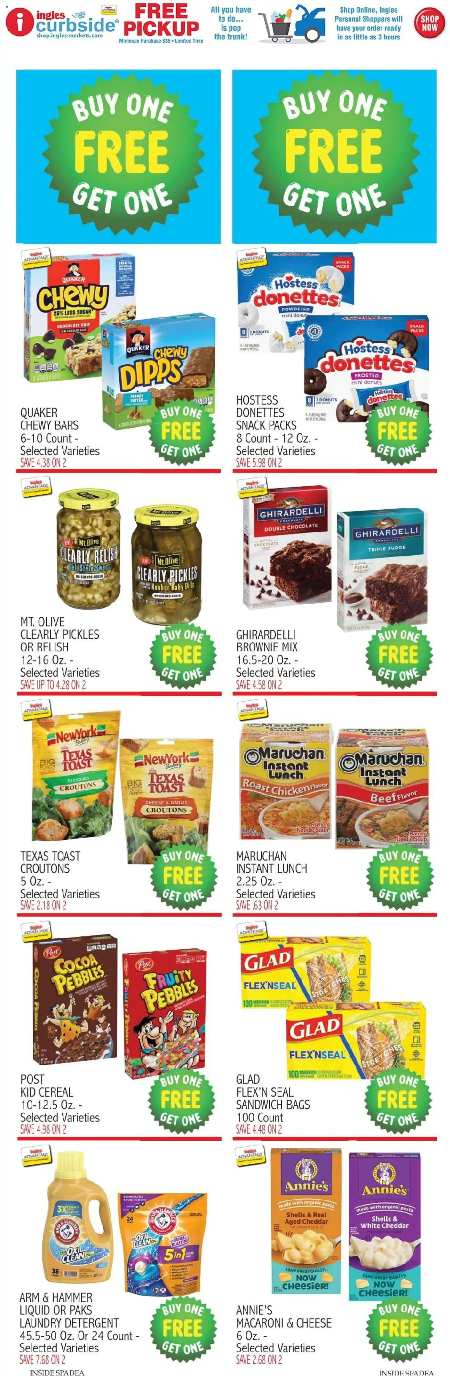 Ingles Weekly Ad - valid from 08/26/2026 | Page: 10 | Products: Bakery, Cheese, Cereal, Donut